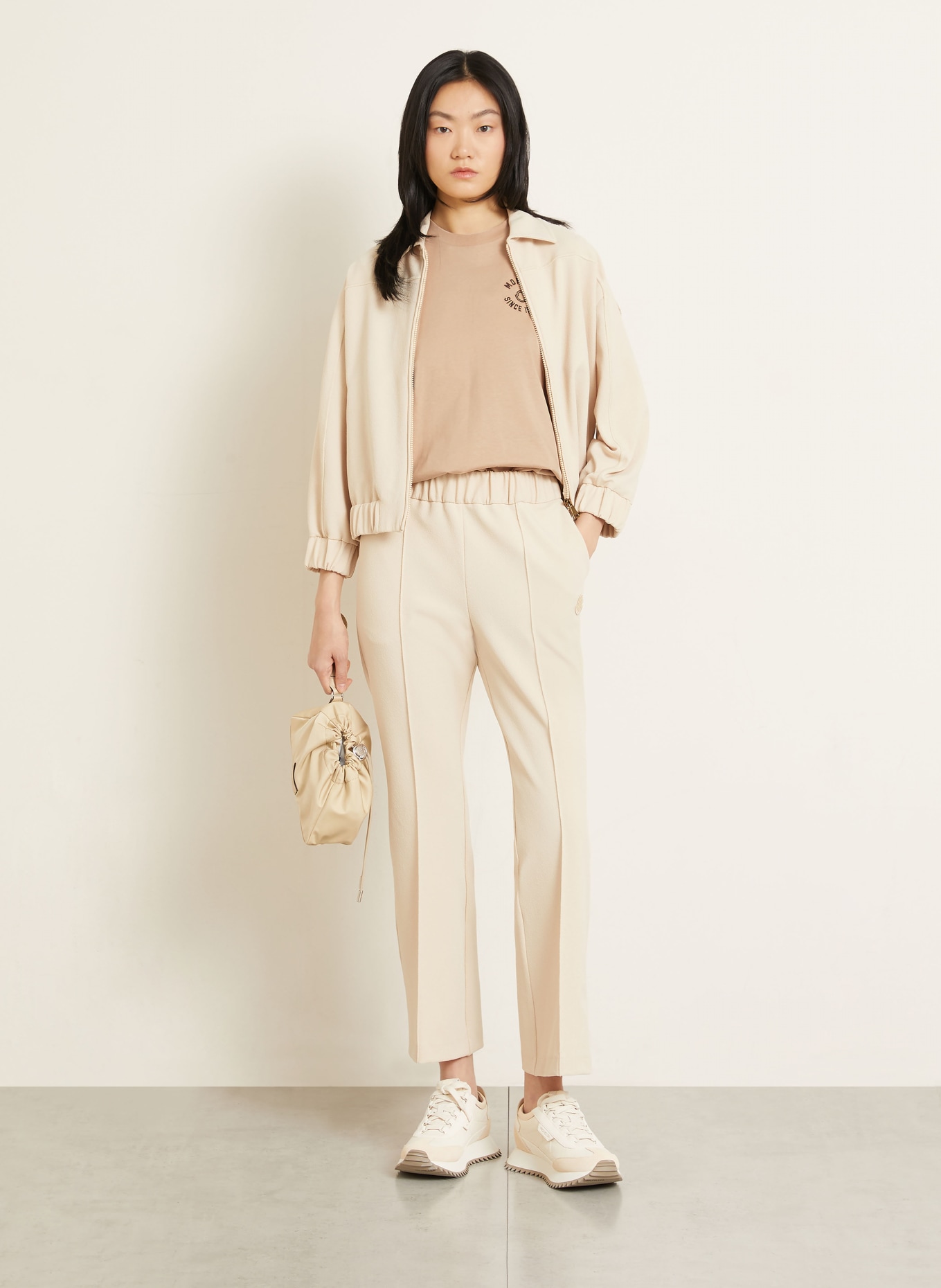 MONCLER T-shirt: BEIGE