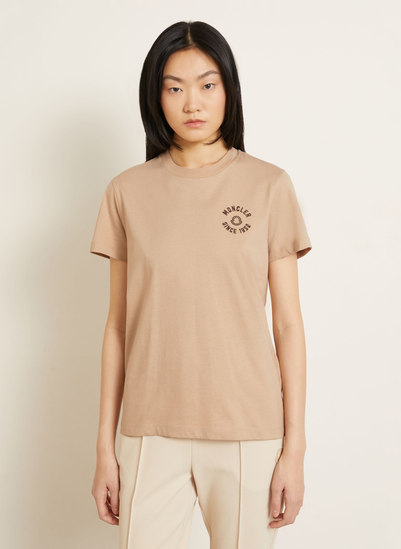 MONCLER T-shirt: BEIGE