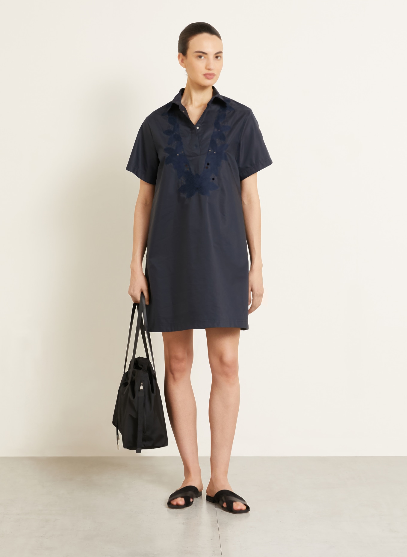 MONCLER Jurk: DONKERBLAUW