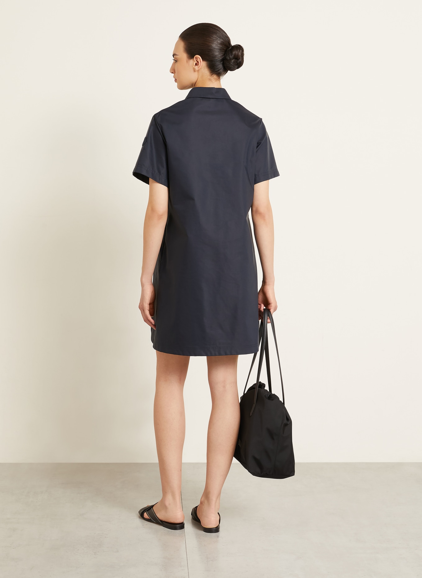 MONCLER Jurk: DONKERBLAUW