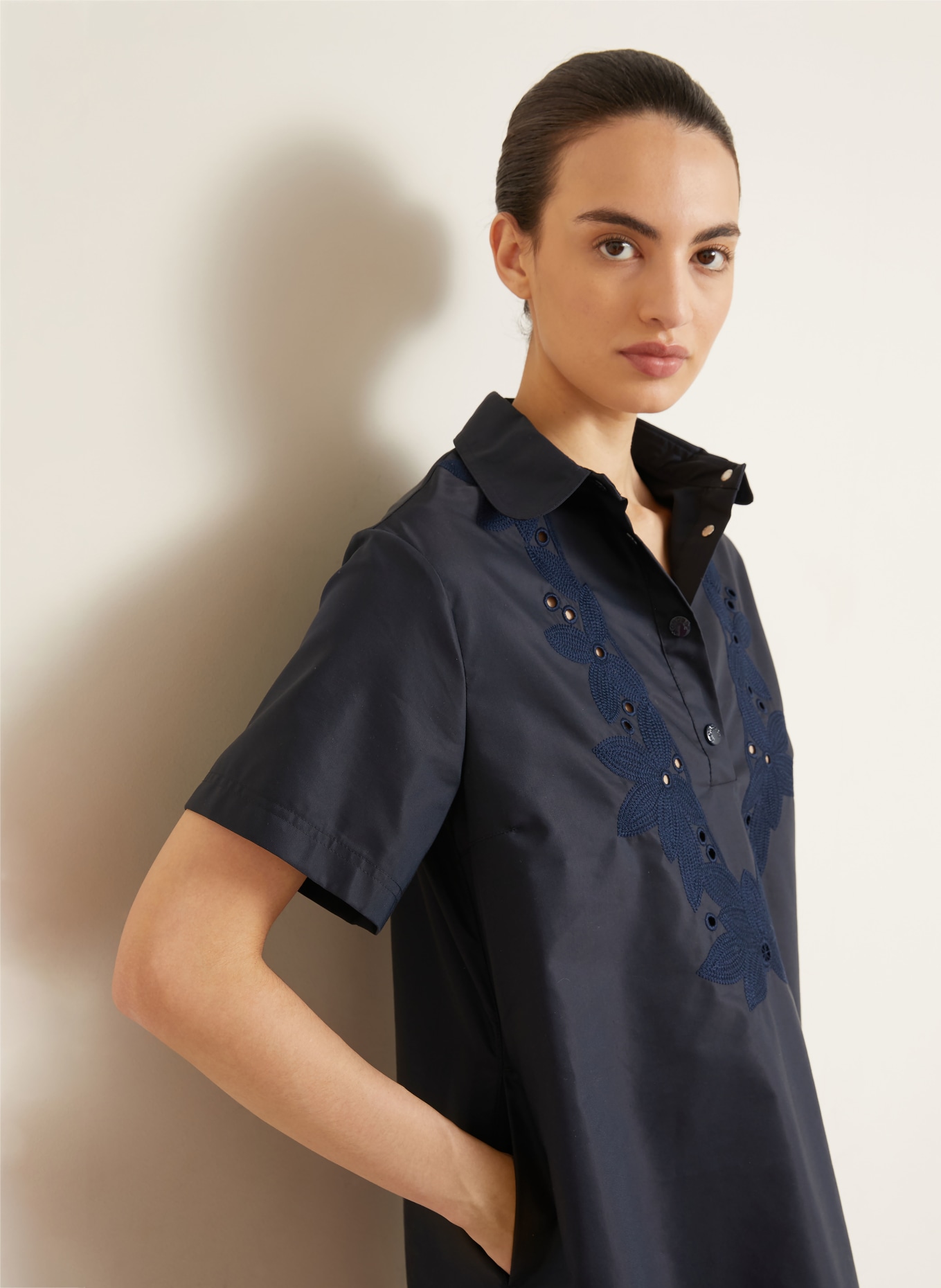 MONCLER Jurk: DONKERBLAUW