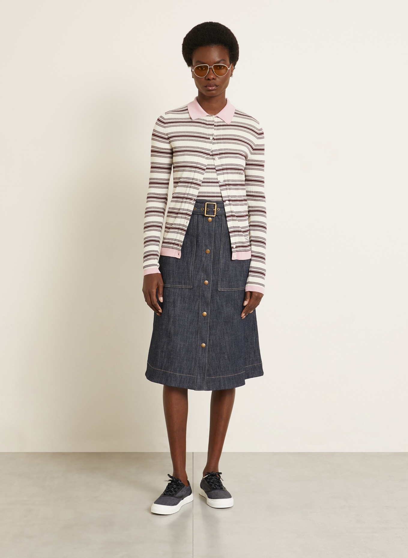 MONCLER vest: CRÈME / ROZE / DONKERROOD