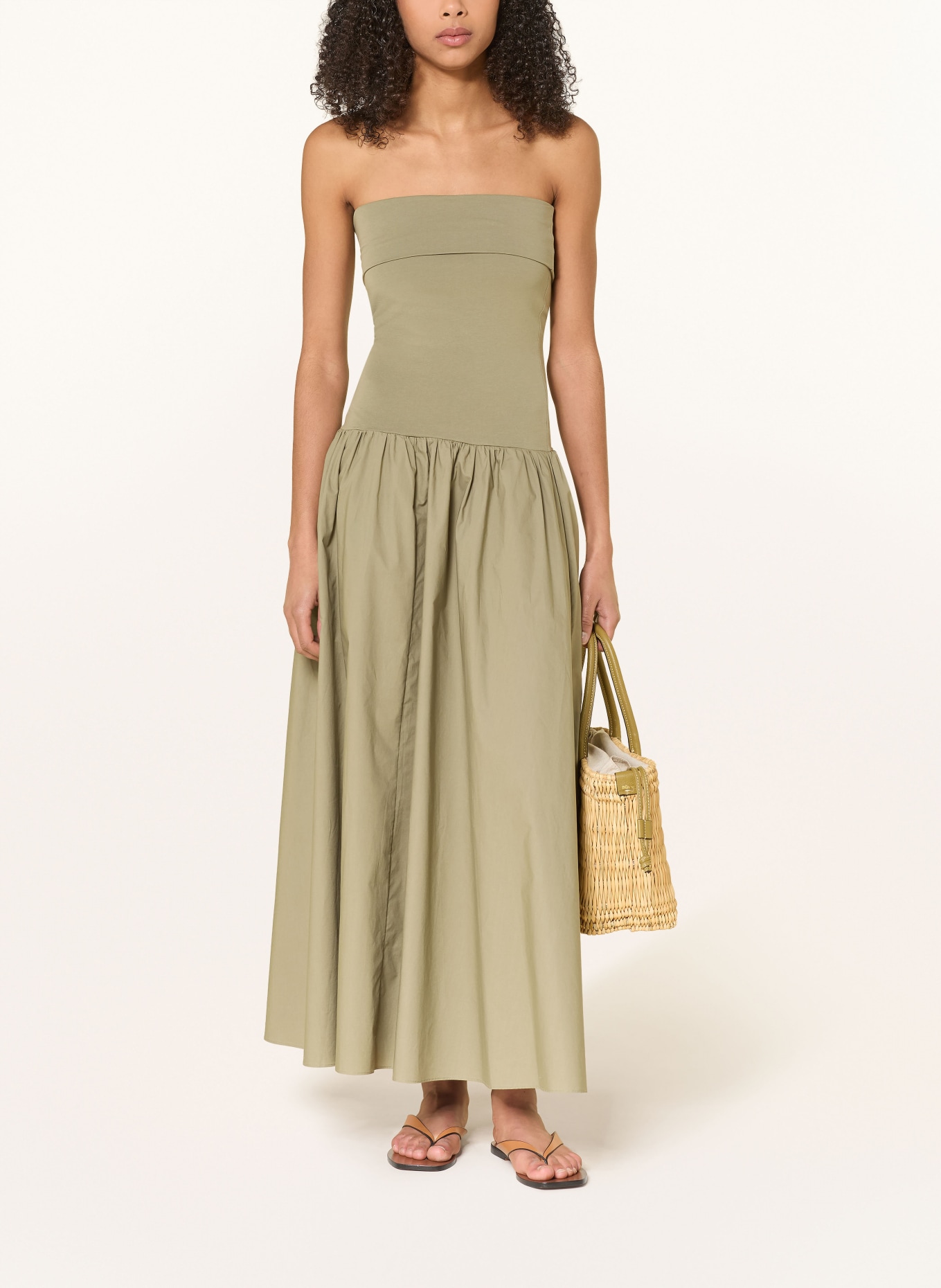 BY MALENE BIRGER Off-Shoulder-Kleid MARC: OLIV