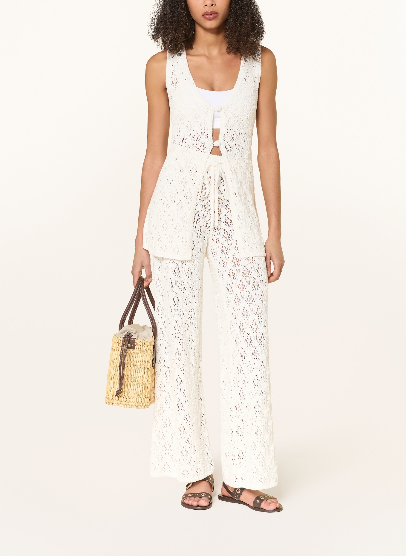 FAITHFULL THE BRAND Strickhose FIO: ECRU