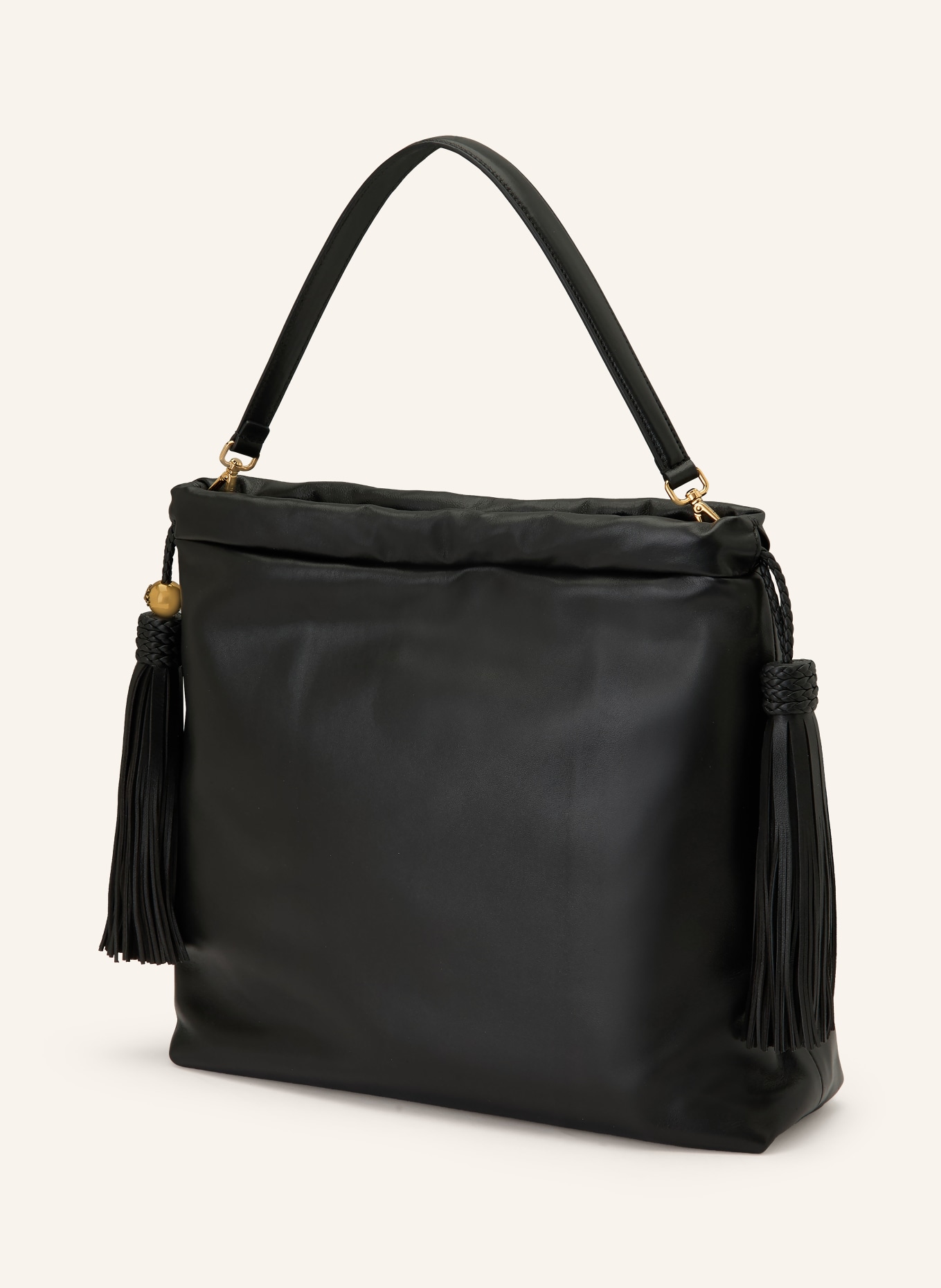 ETRO Taška přes rameno KALISPERA MEDIUM: ČERNÁ / ZLATÁ