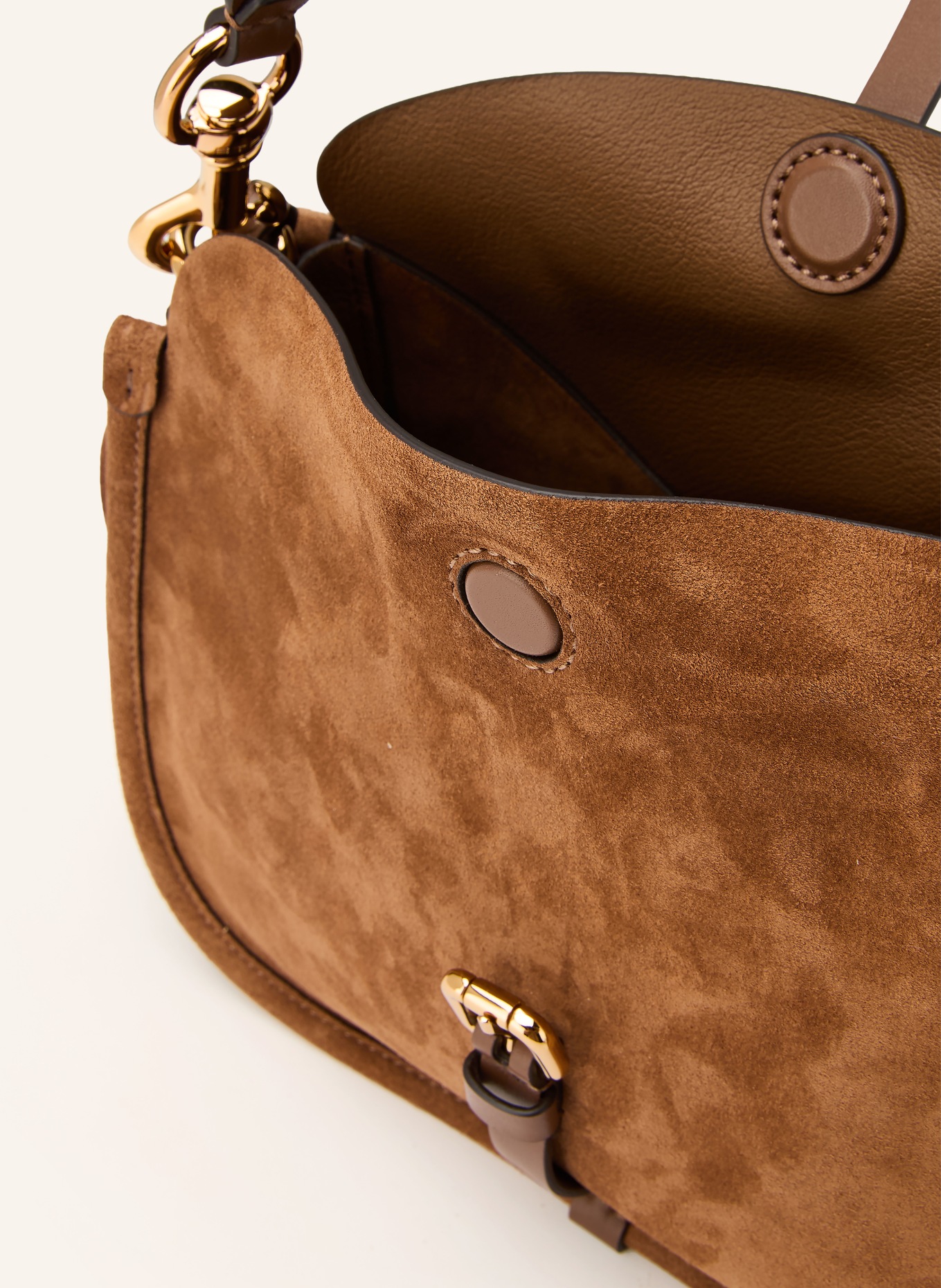 ETRO Schoudertas MEDIUM: BRUIN / GOUD