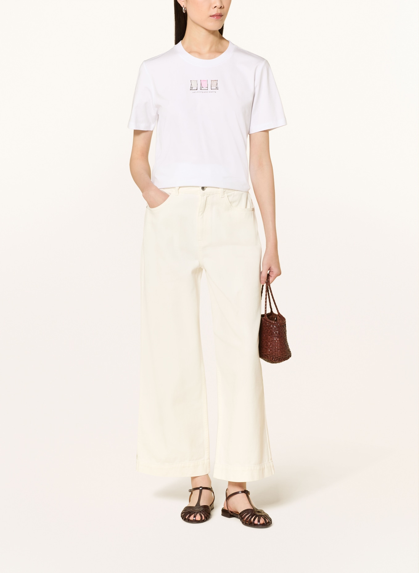 comma T-Shirt: WEISS