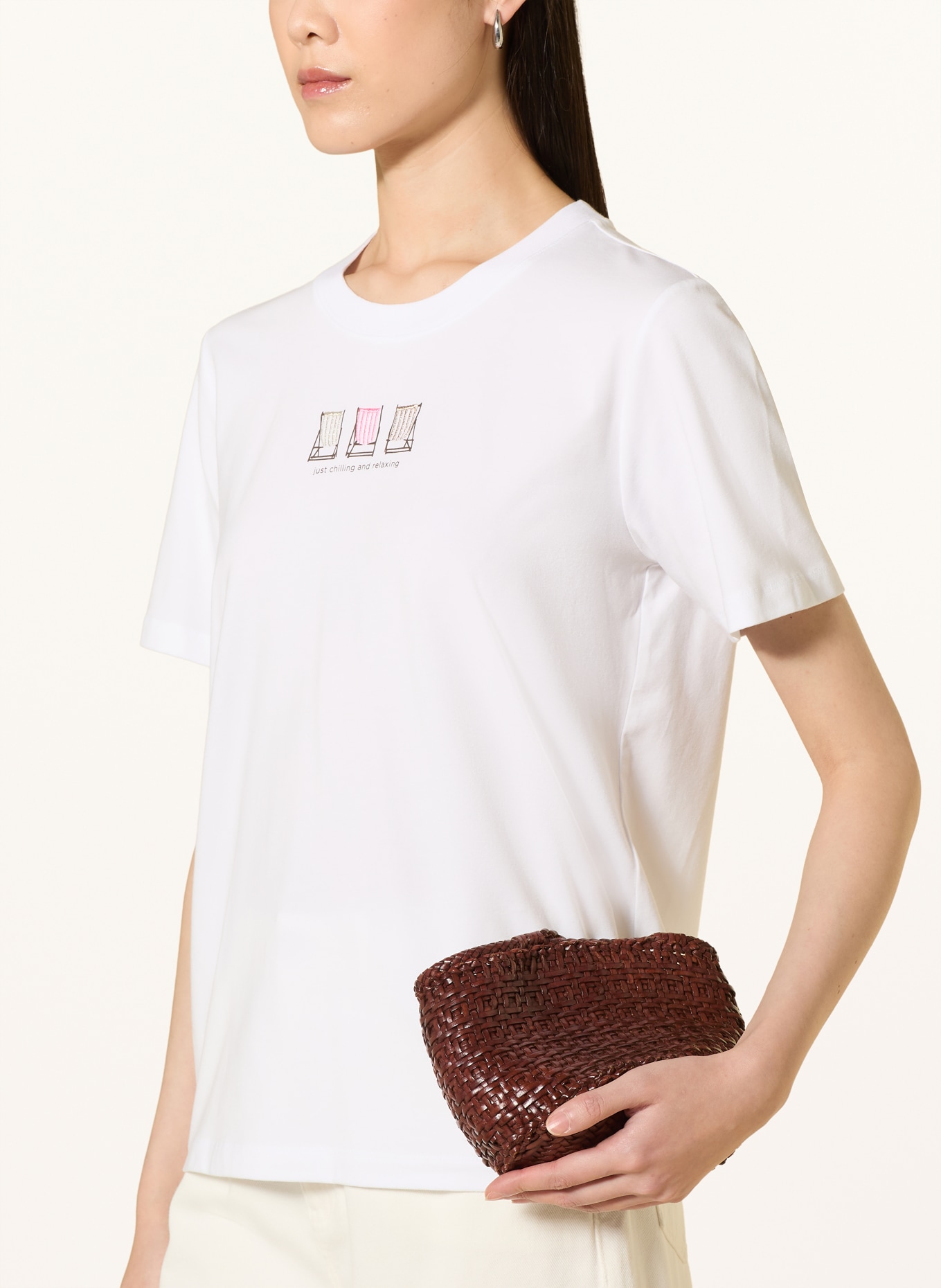 comma T-Shirt: WEISS