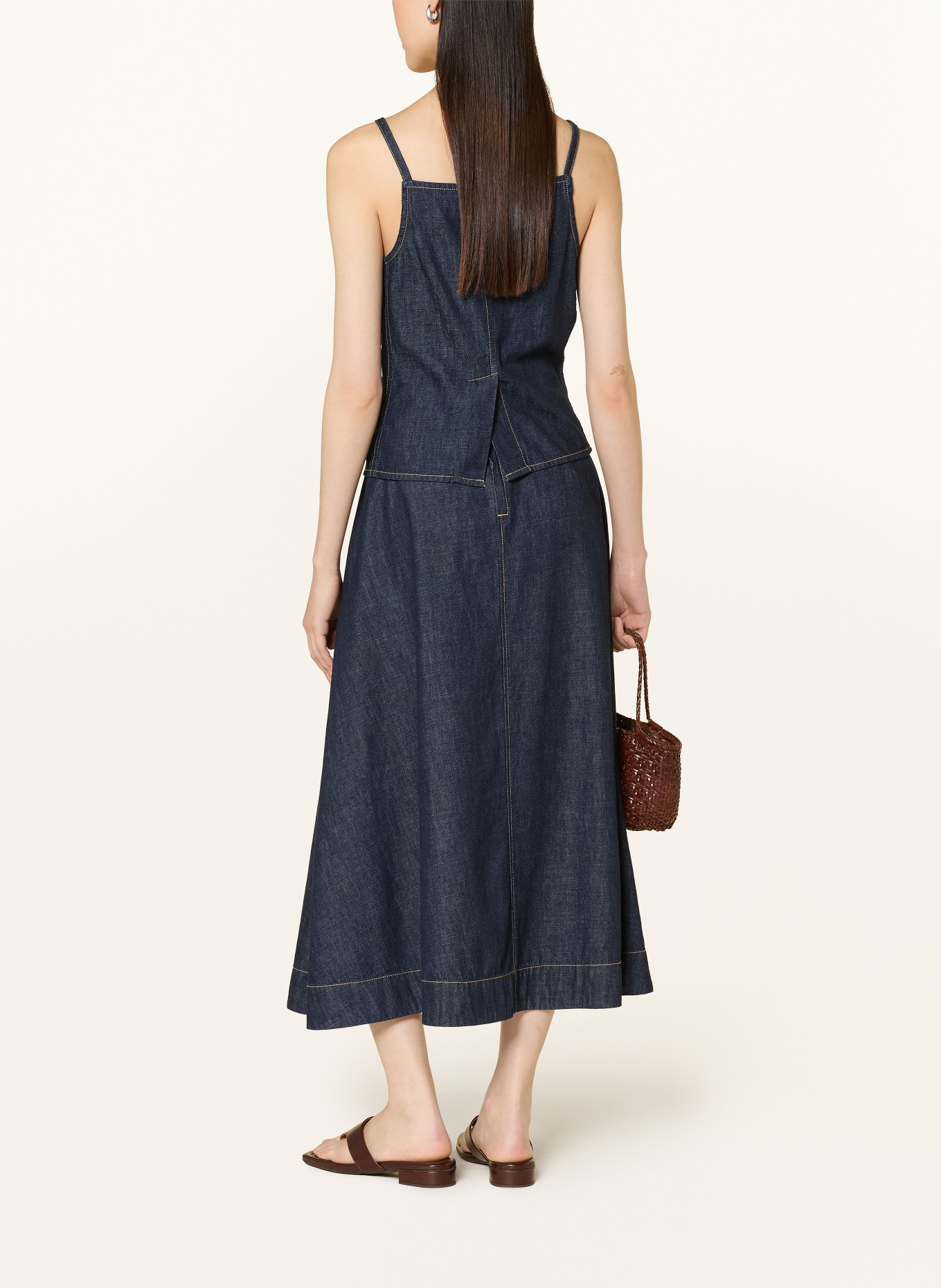 comma Jeansrock: DUNKELBLAU