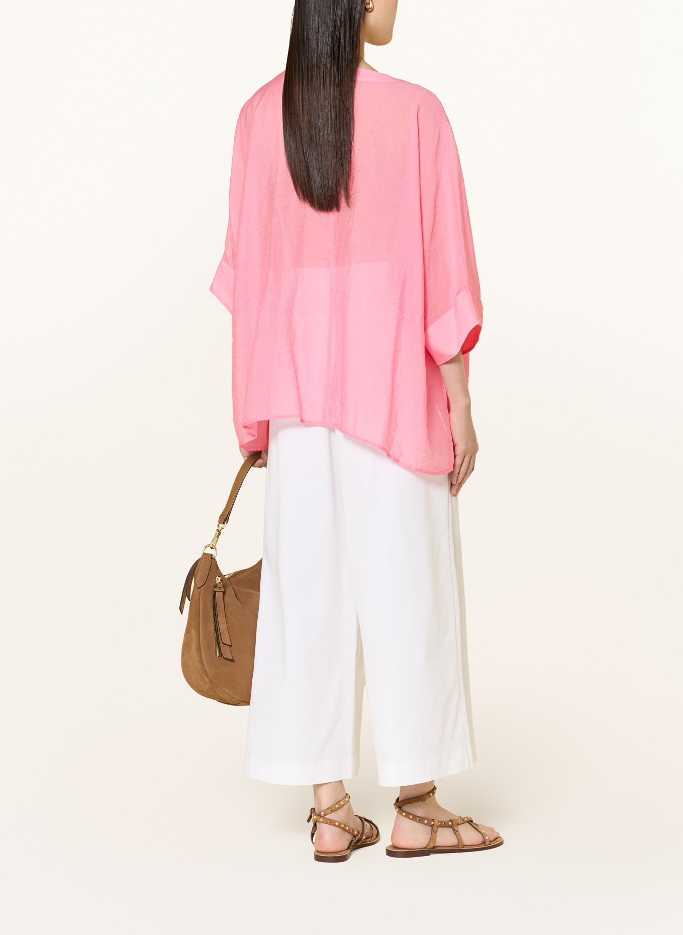 comma Bluse mit 3/4-Arm: ROSA