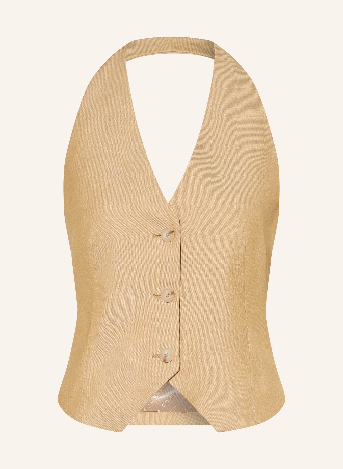 comma Blazerweste: HELLBRAUN