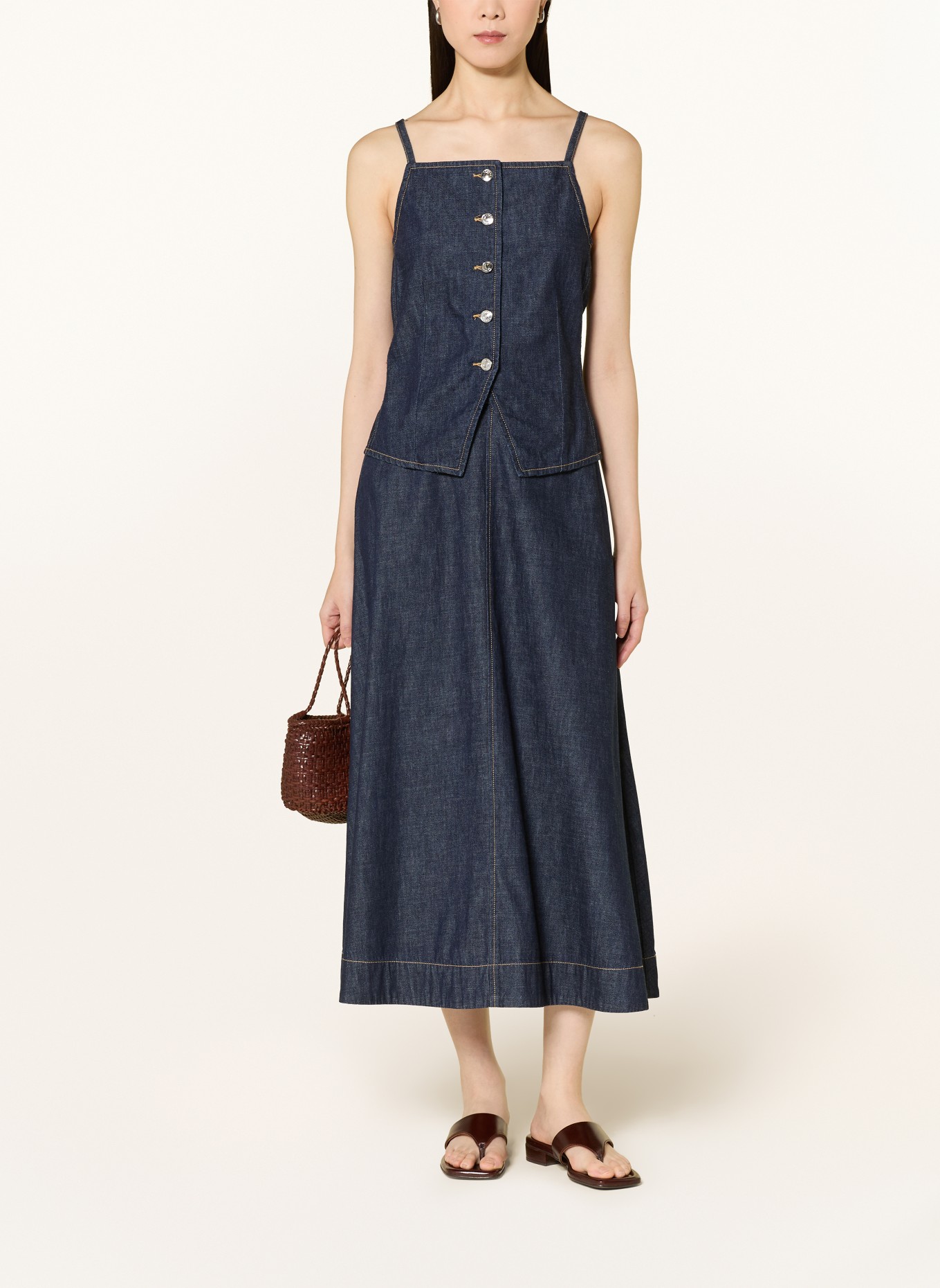 comma Jeanstop: DUNKELBLAU