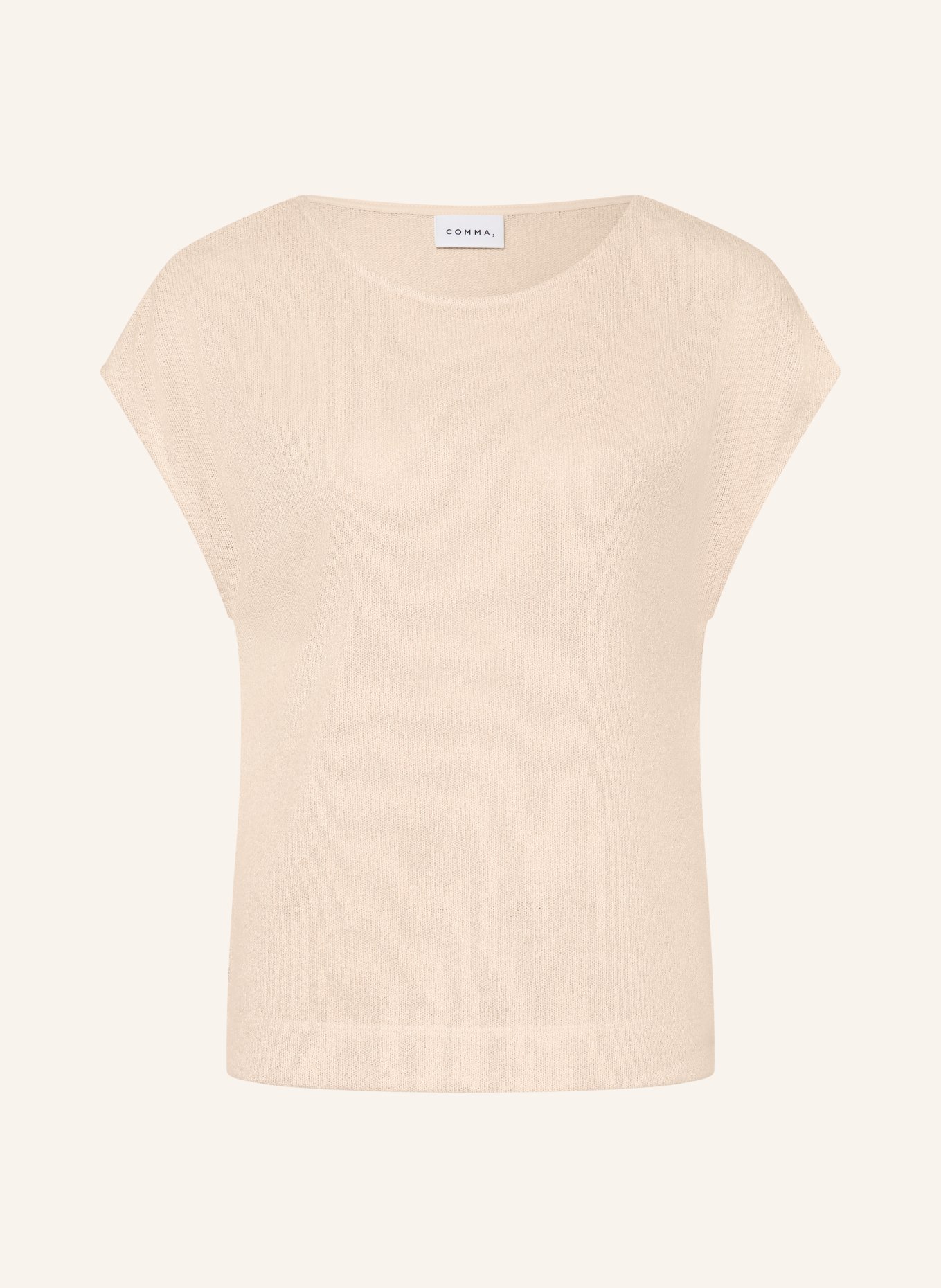 comma Strickshirt: HELLBRAUN