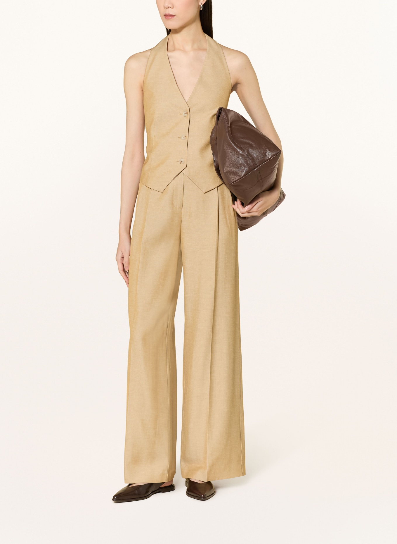 comma Marlenehose: HELLBRAUN