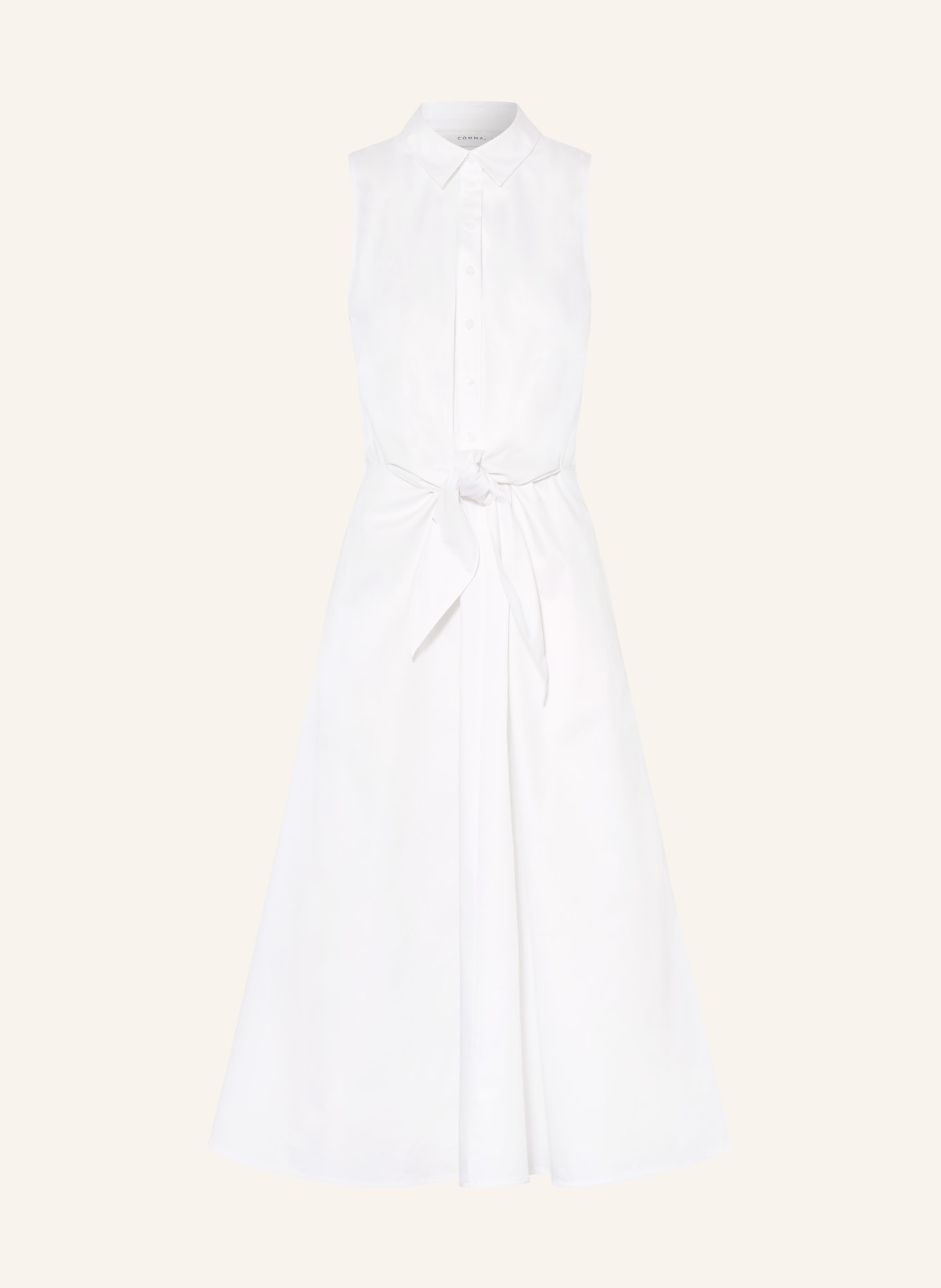 comma Hemdblusenkleid: WEISS