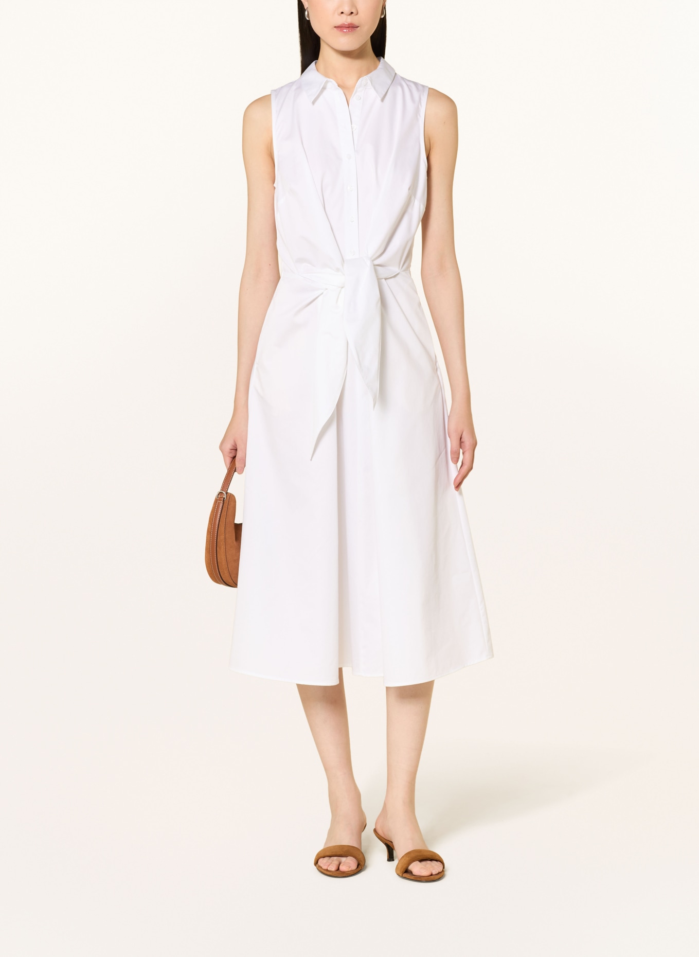 comma Hemdblusenkleid: WEISS