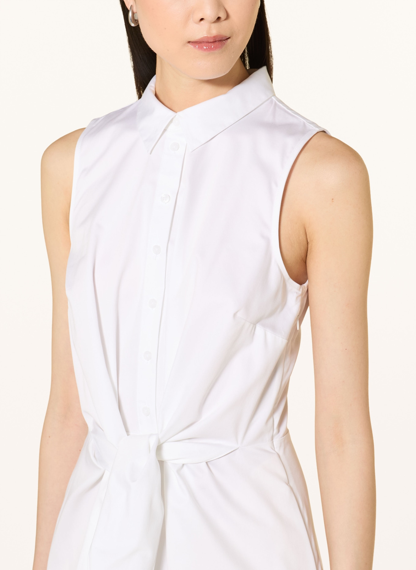 comma Hemdblusenkleid: WEISS