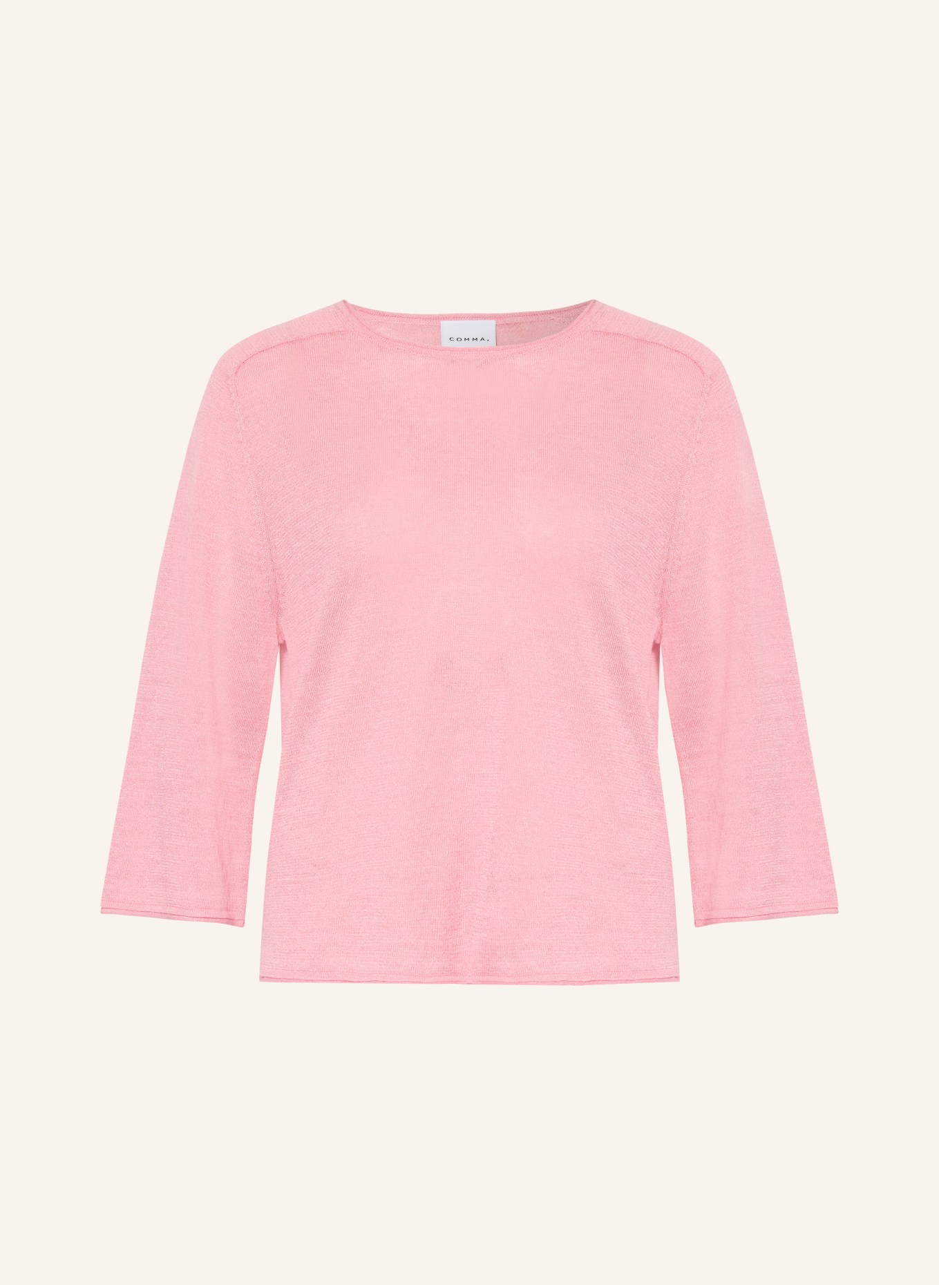 comma Pullover mit Leinen und 3/4-Arm: ROSA
