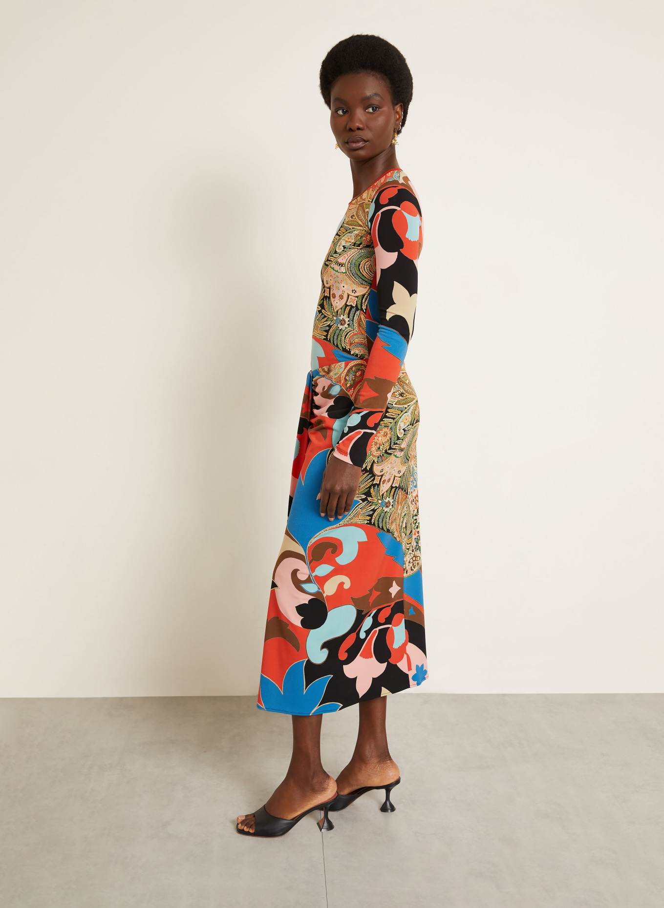 ETRO Jerseyrok: ORANJE / BRUIN / BLAUW