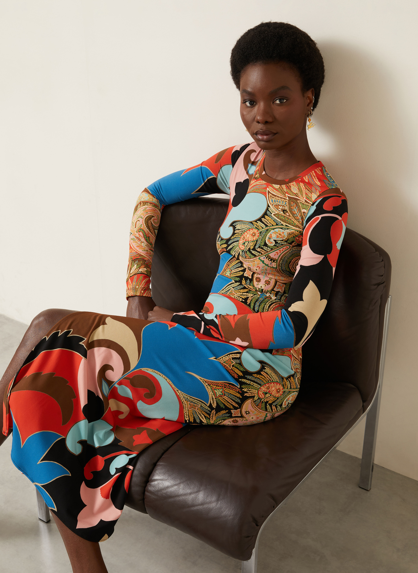 ETRO Jerseyrok: ORANJE / BRUIN / BLAUW