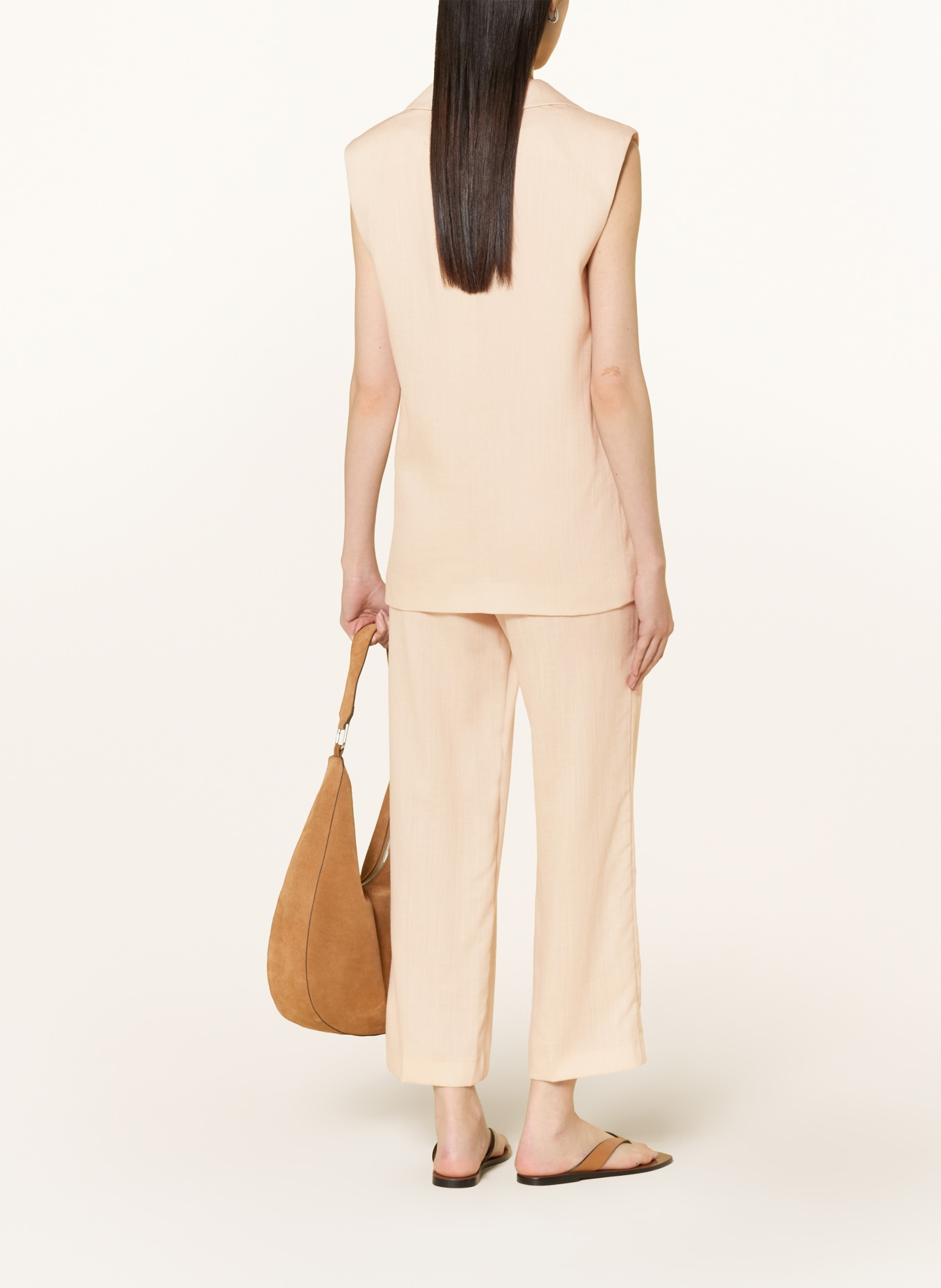 comma Blazer vest: CREAM