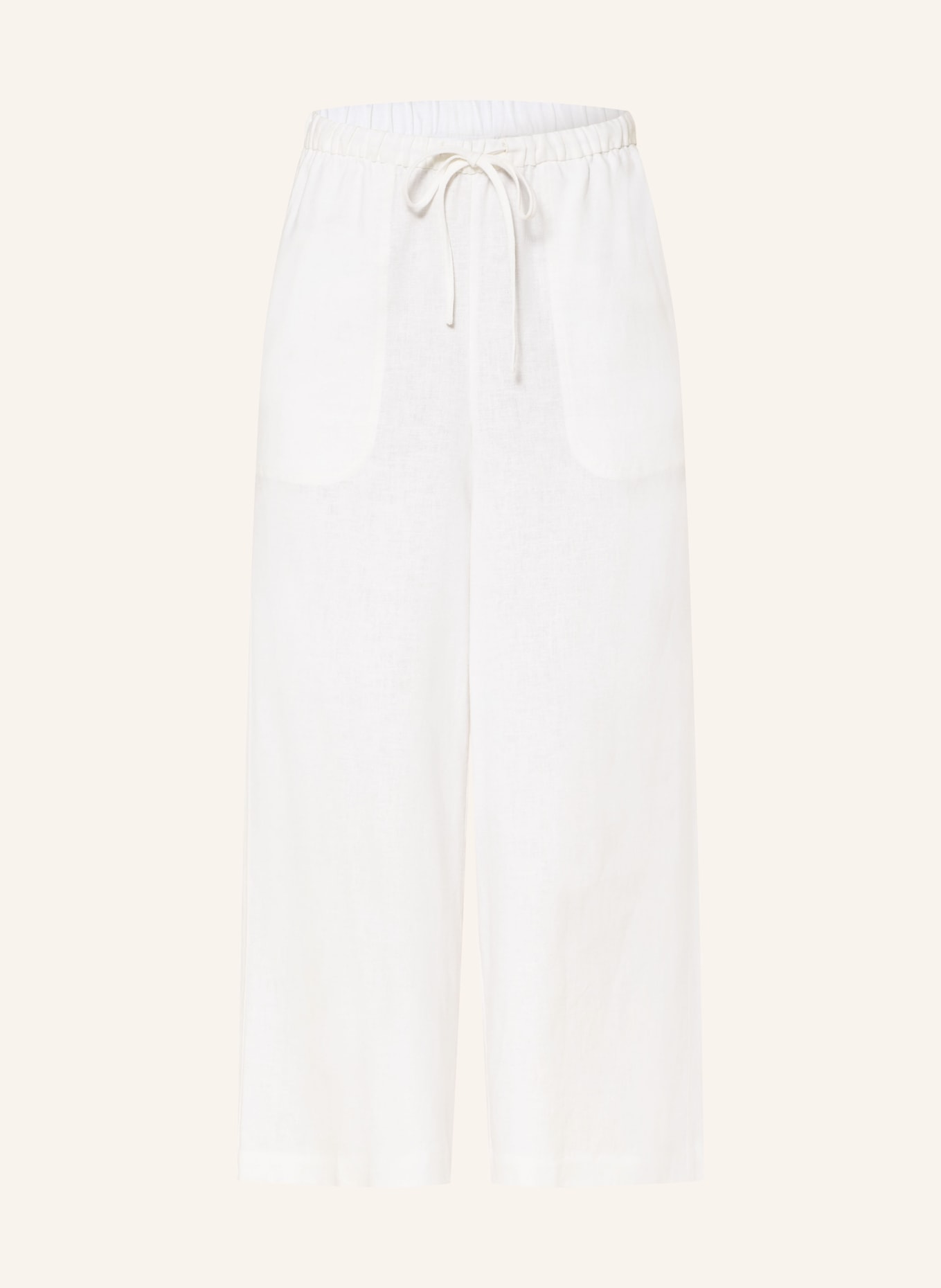 comma 7/8-Hose mit Leinen: WEISS