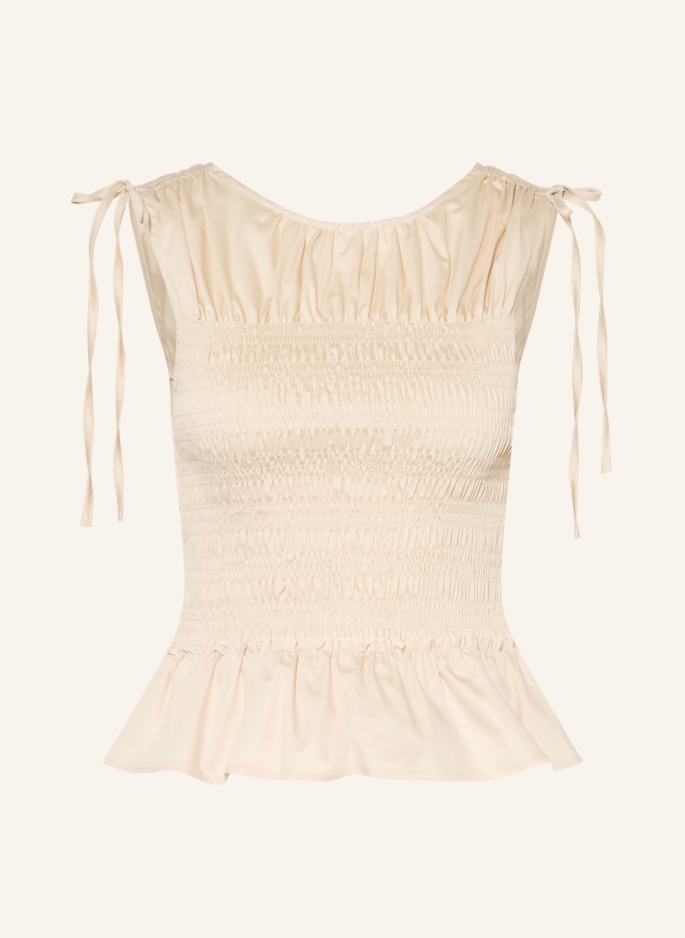 comma Blusentop: BEIGE