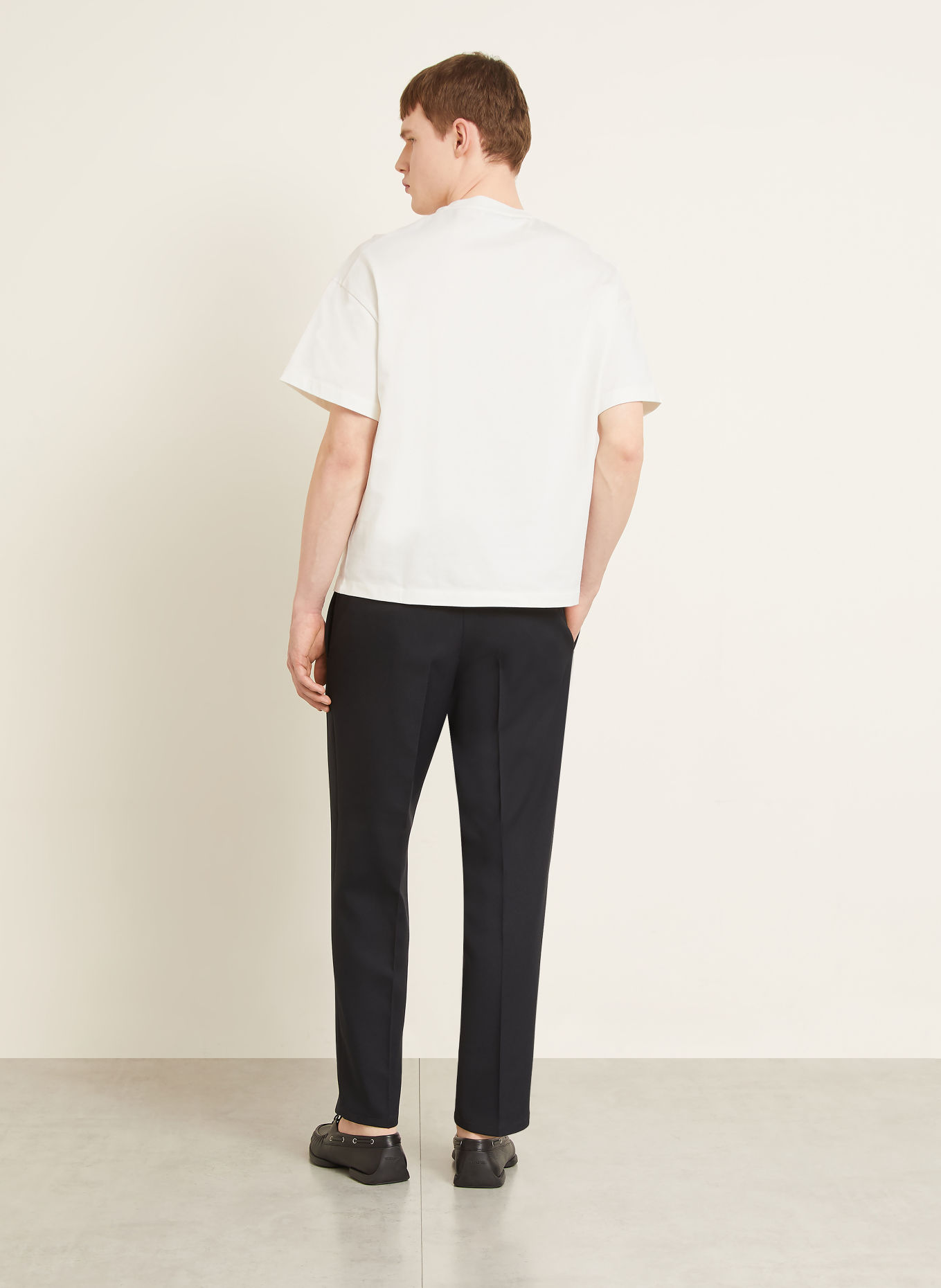 JIL SANDER T-shirt: VIT / SILVER