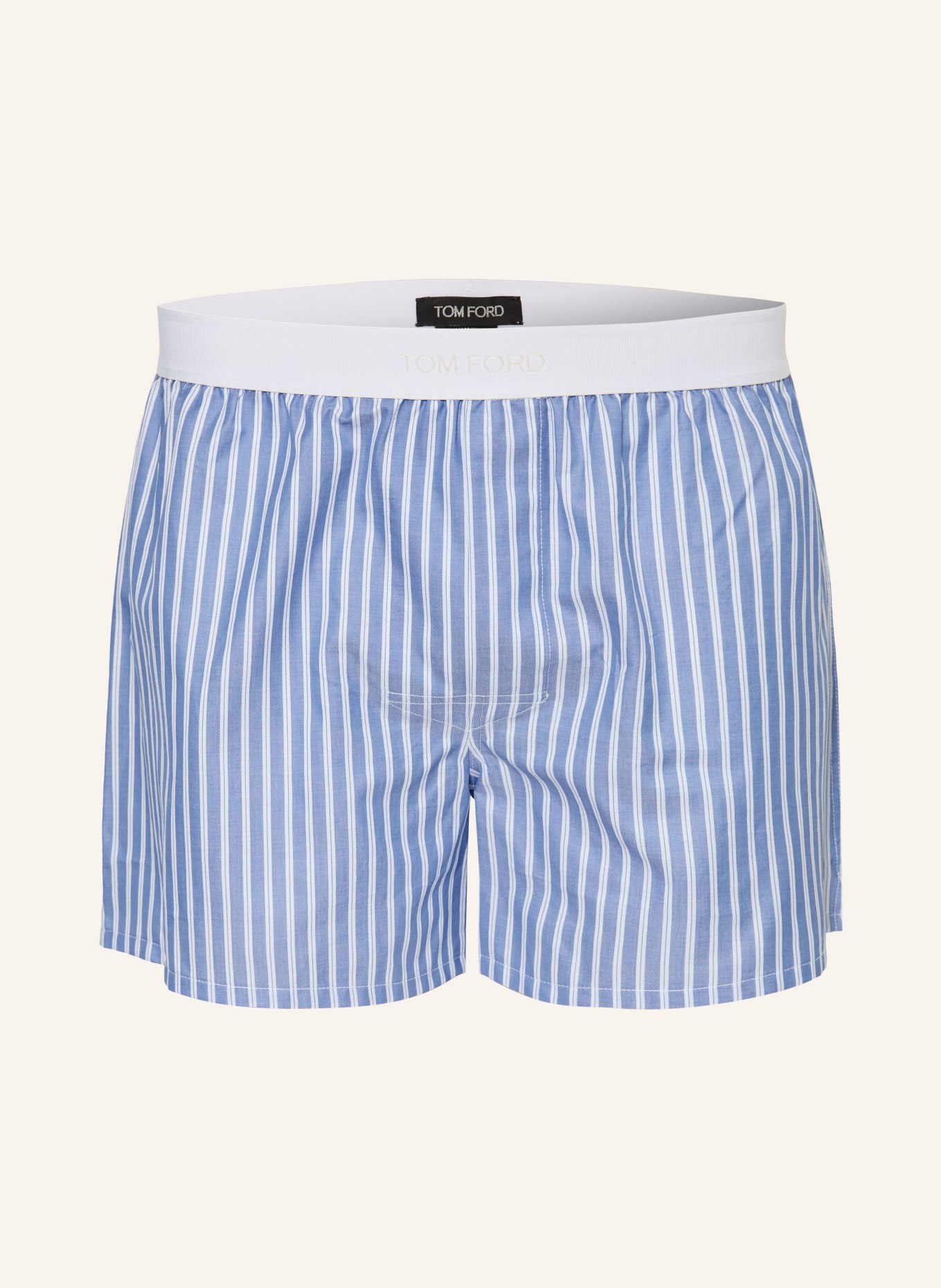TOM FORD Boxers en ligne: BLEU CLAIR / BLANC