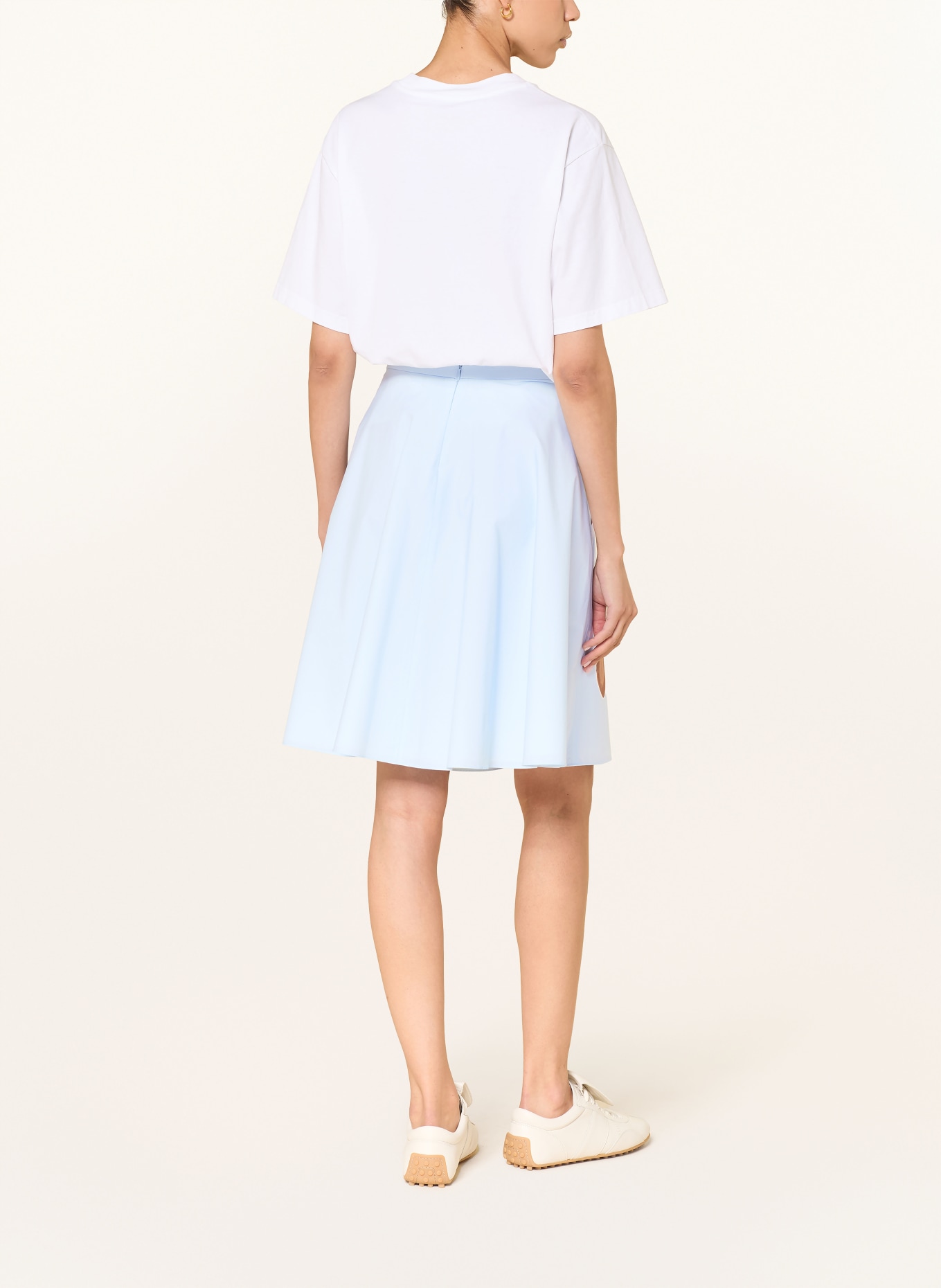 DOROTHEE SCHUMACHER Rock FLOWER POWER: HELLBLAU / BRAUN / BLAU