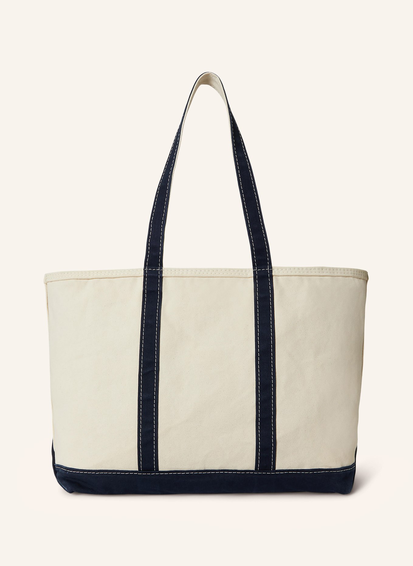 POLO RALPH LAUREN Shopper: CREME / DUNKELBLAU