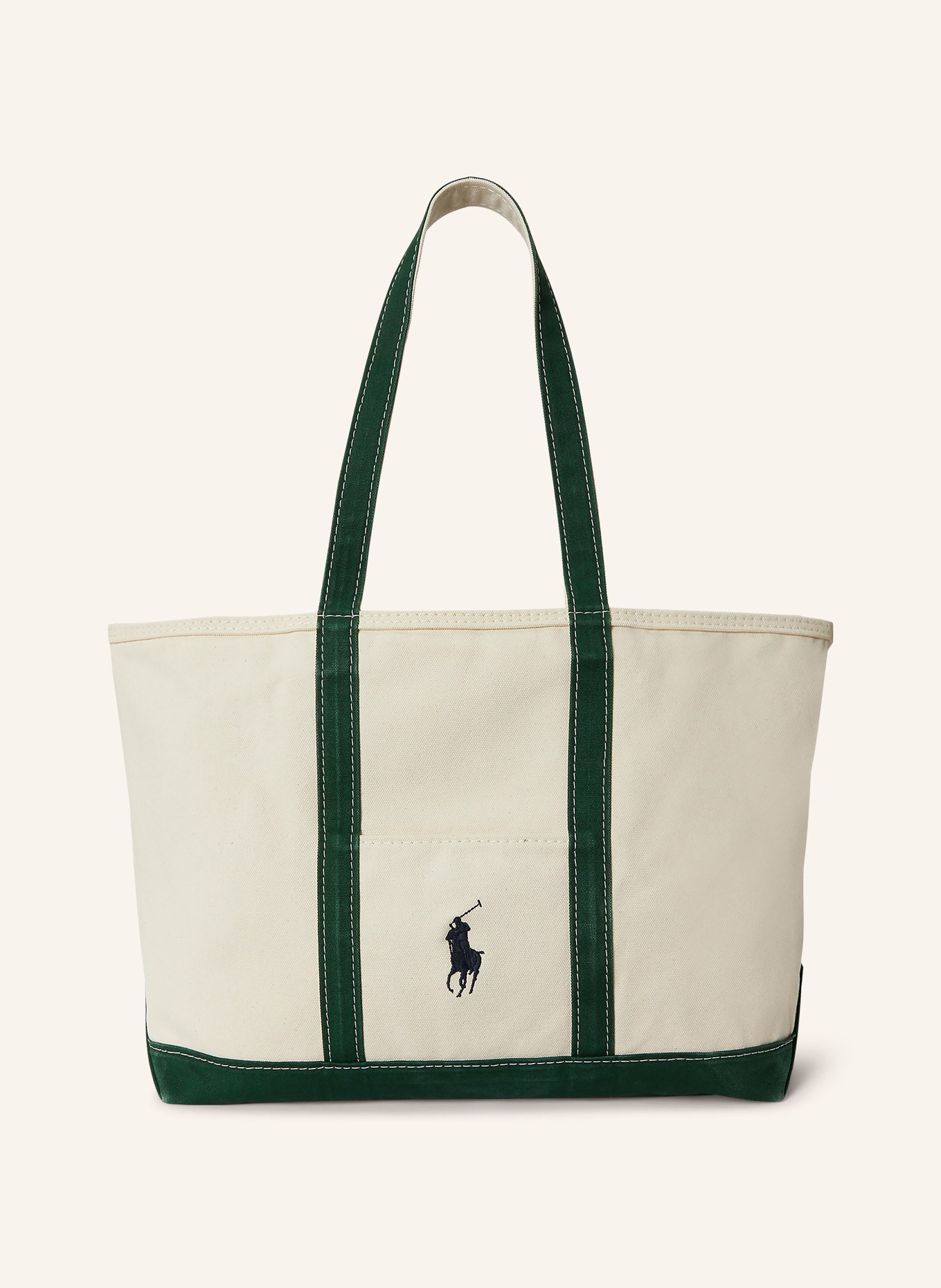 POLO RALPH LAUREN Shopper: CREME / GRÜN