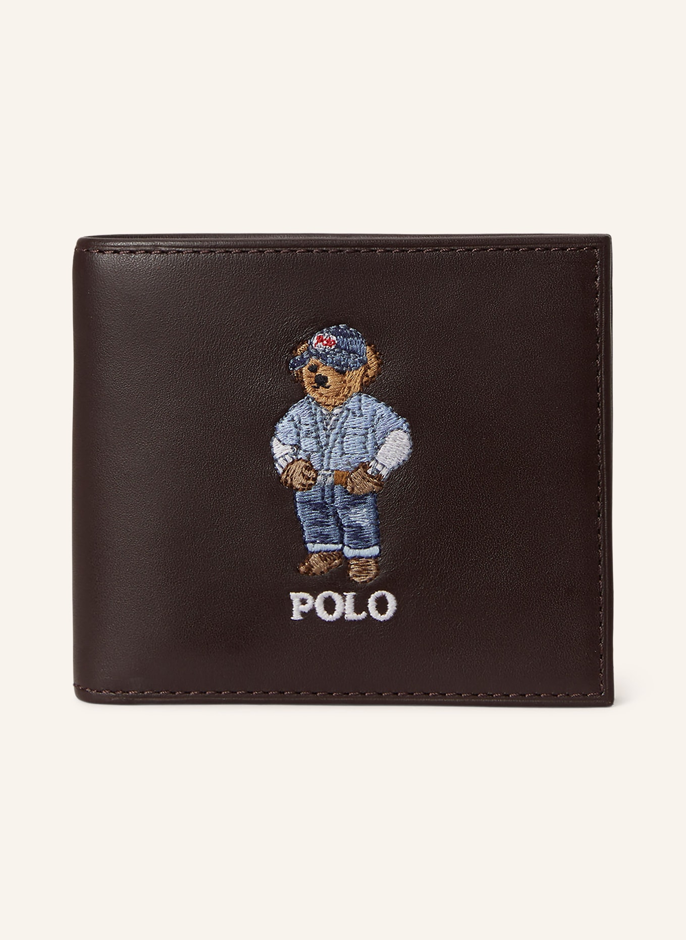 POLO RALPH LAUREN Geldbörse: DUNKELBRAUN