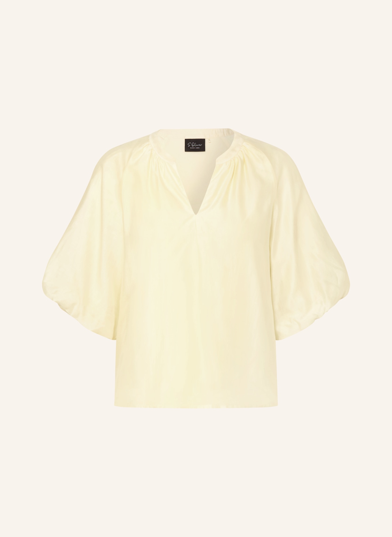 s.Oliver BLACK LABEL blůza: TMAVĚ ŽLUTÁ