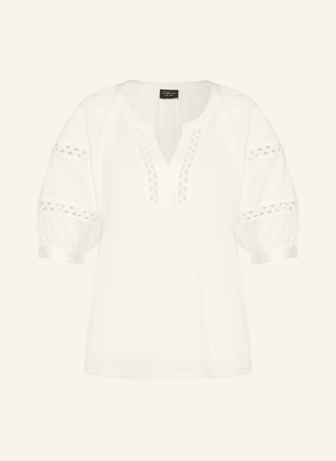 s.Oliver BLACK LABEL Blusenshirt: ECRU