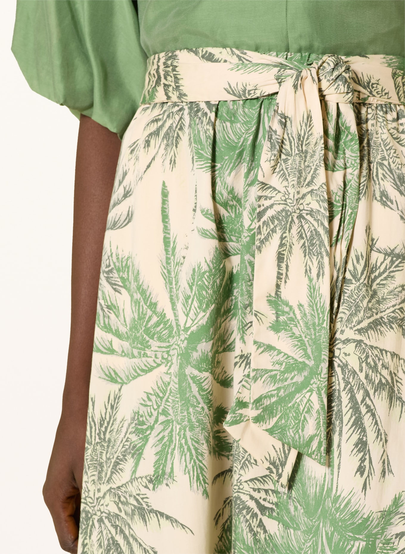 s.Oliver BLACK LABEL Rock: GRÜN / CREME / DUNKELGRÜN