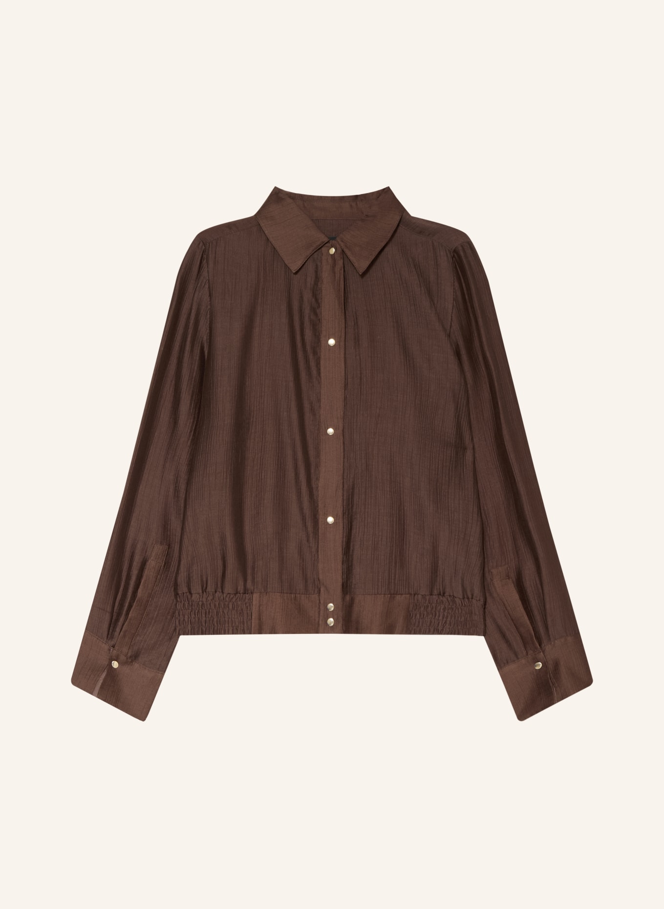 s.Oliver BLACK LABEL chemise: MARRON FONCÉ