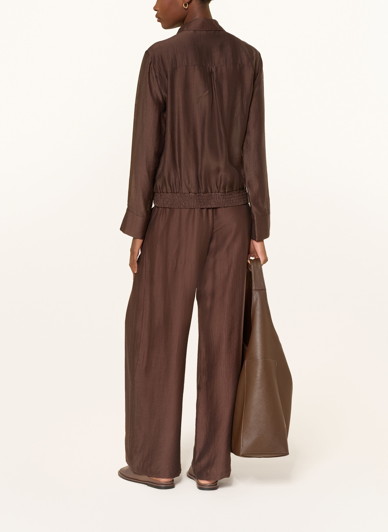 s.Oliver BLACK LABEL chemise: MARRON FONCÉ