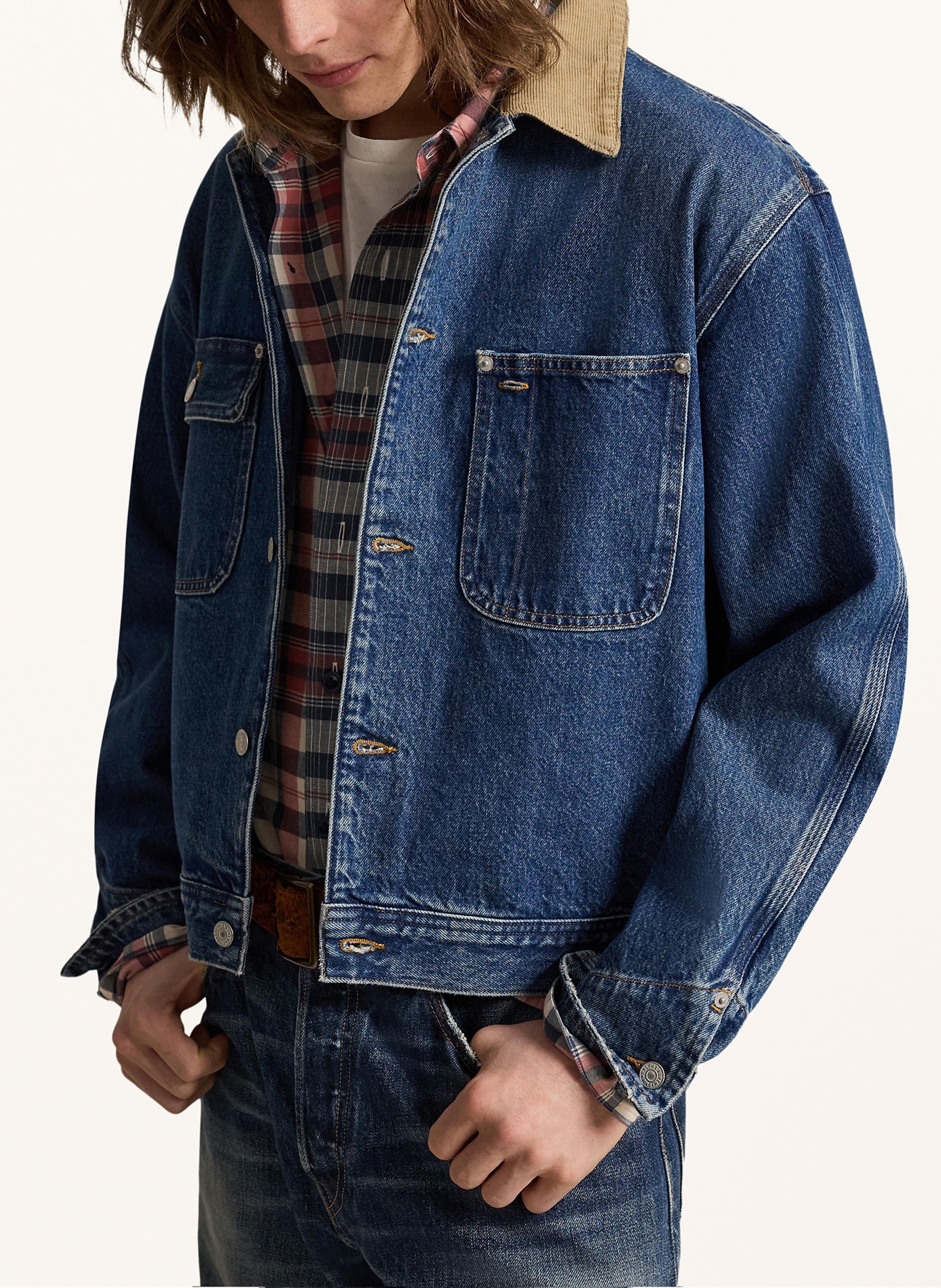 POLO RALPH LAUREN Denim jacket: 001 OUTPOST