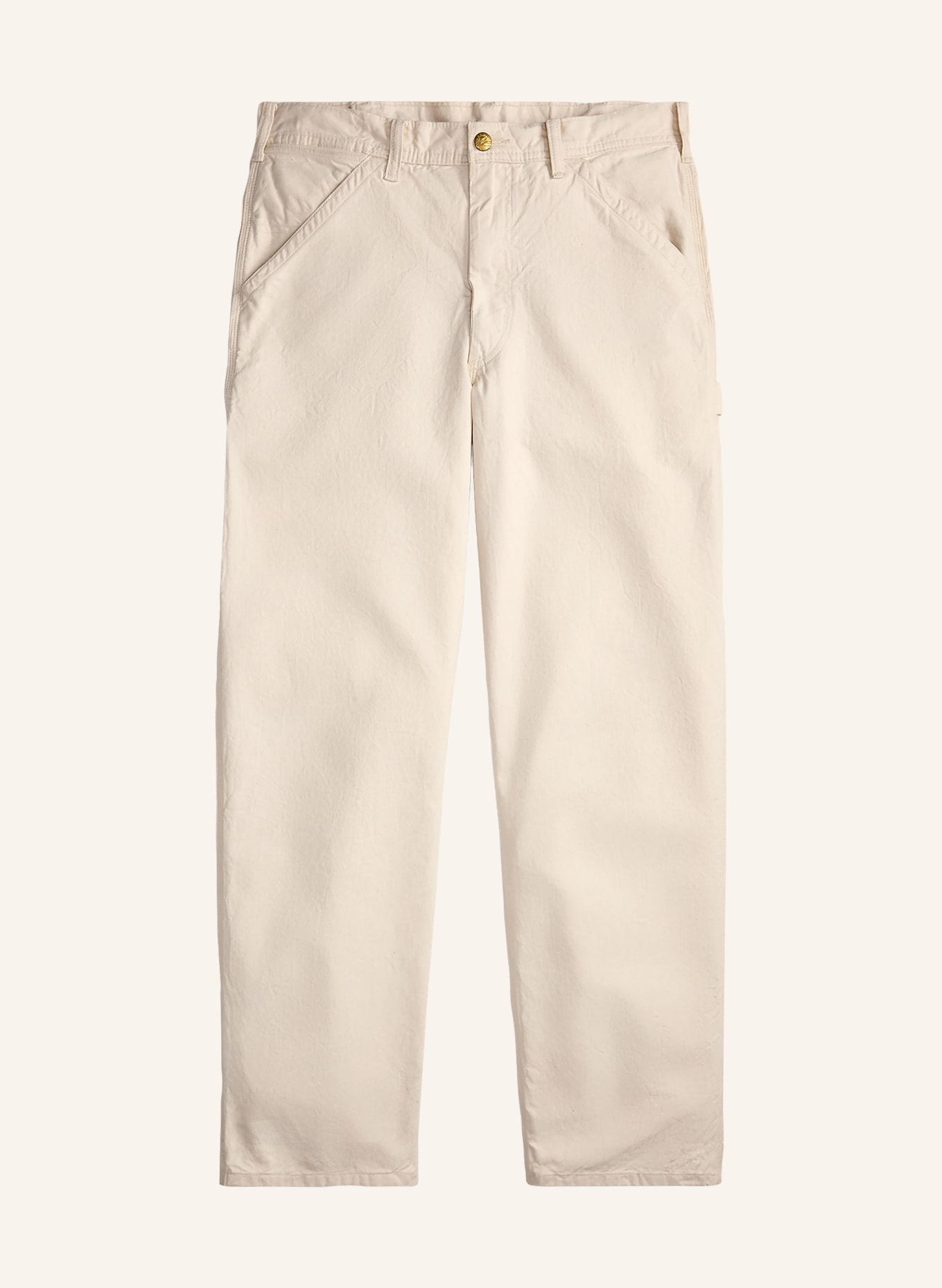 POLO RALPH LAUREN Cargo-broek met normale pasvorm: ECRU