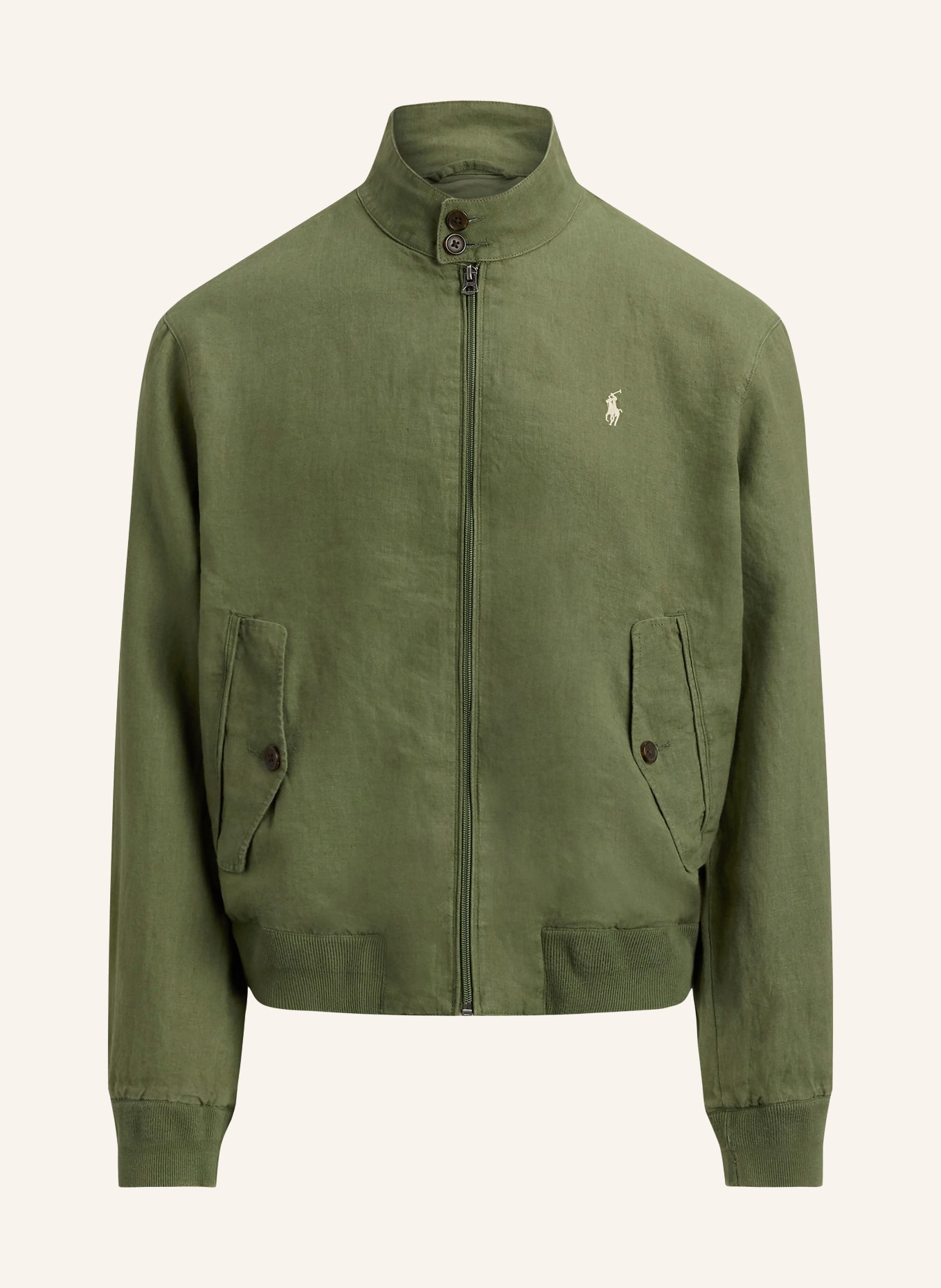 POLO RALPH LAUREN Linnen jas: GROEN