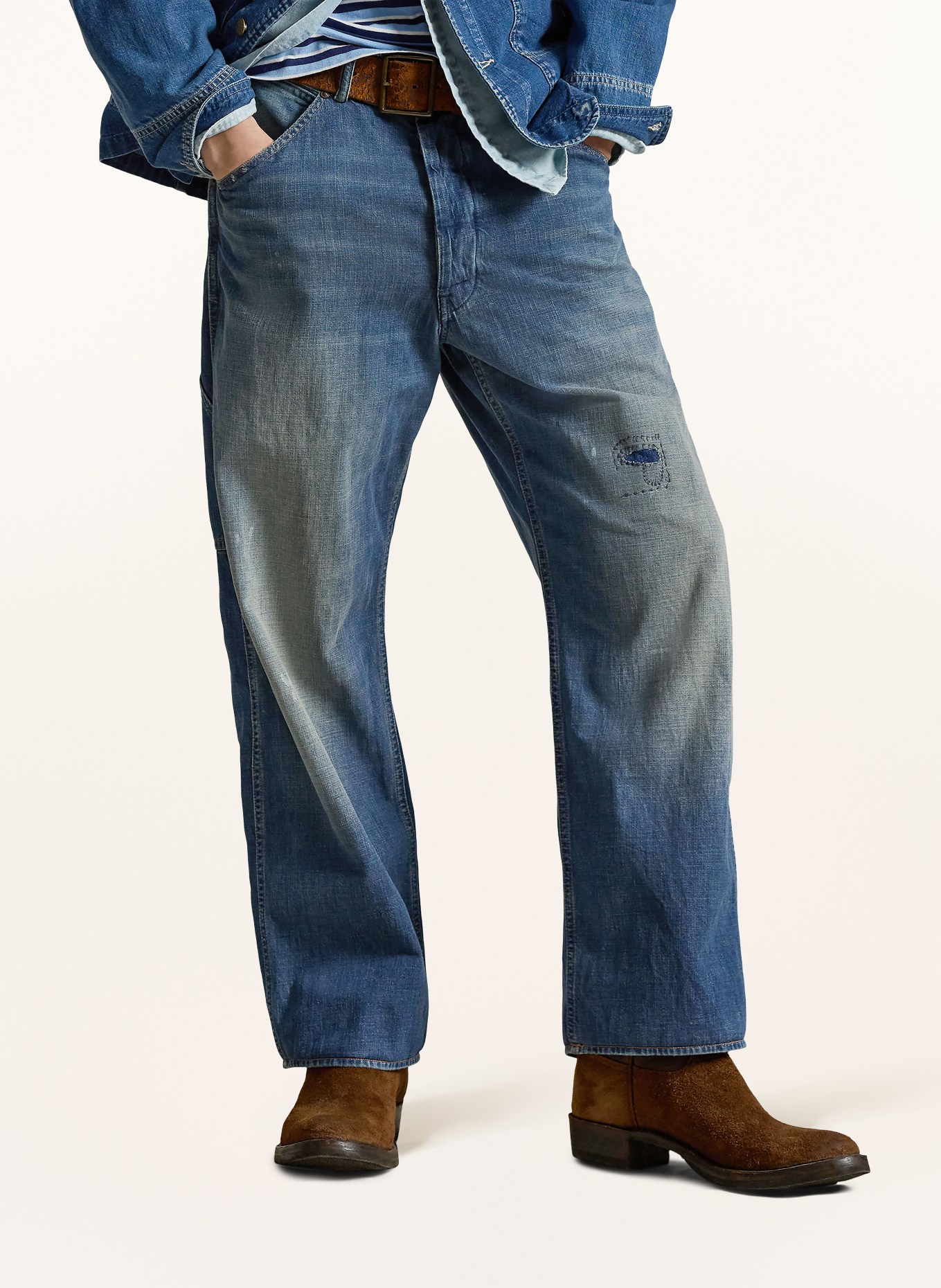 POLO RALPH LAUREN Jeans met baggy pasvorm: 001 MOOSE RIVER