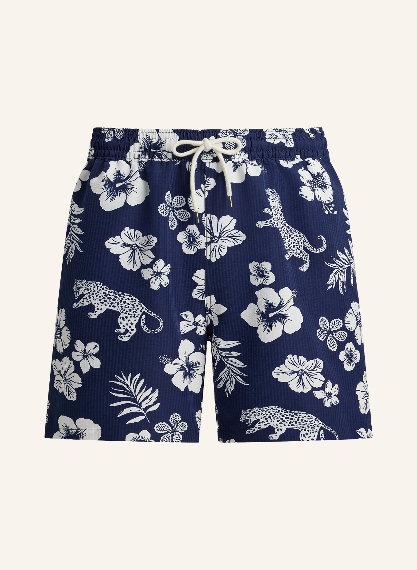 POLO RALPH LAUREN Badeshorts: DUNKELBLAU / WEISS