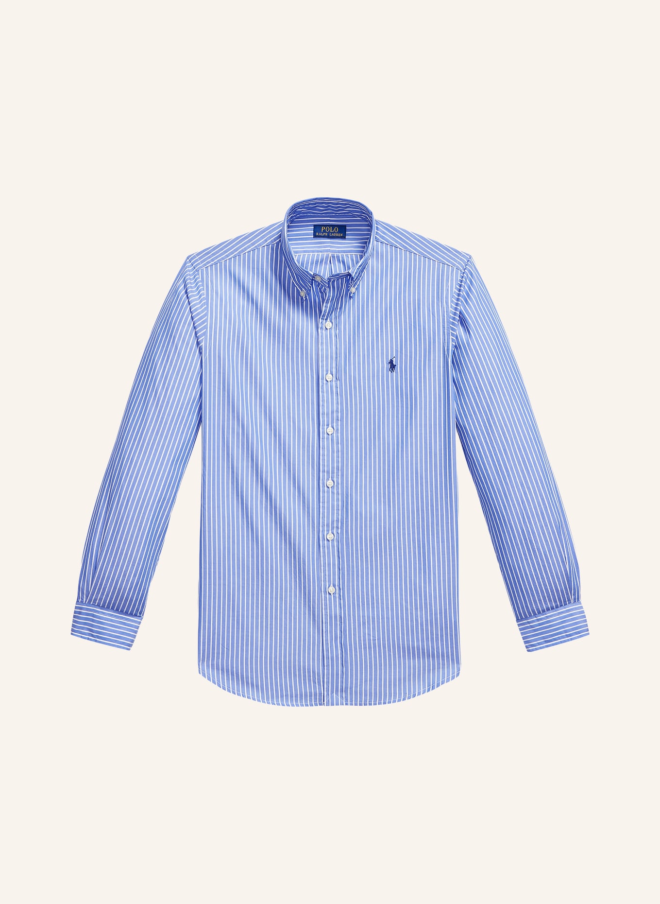 POLO RALPH LAUREN Hemd Custom Fit: BLAU / WEISS