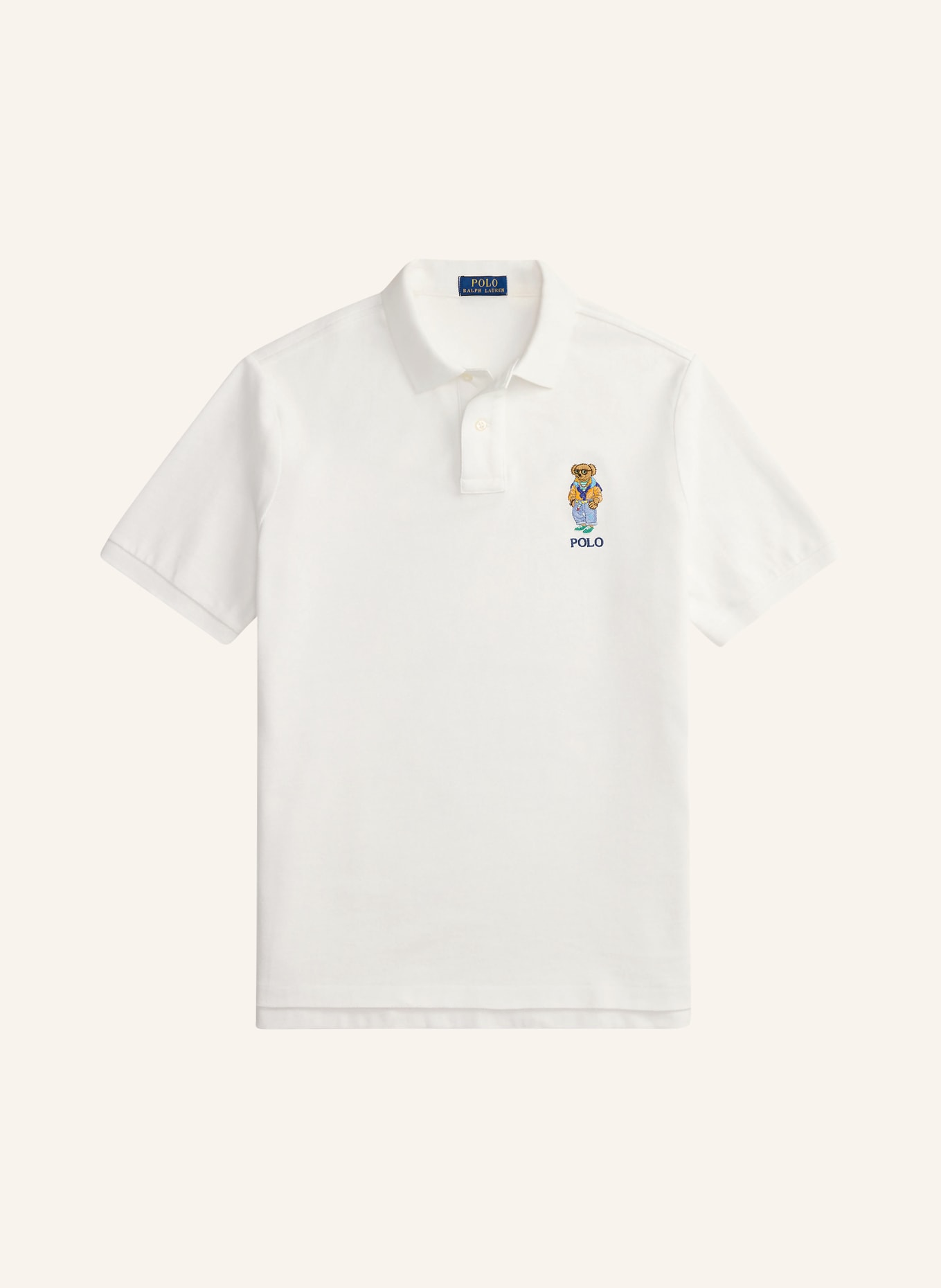 POLO RALPH LAUREN Piqué-Poloshirt: WEISS