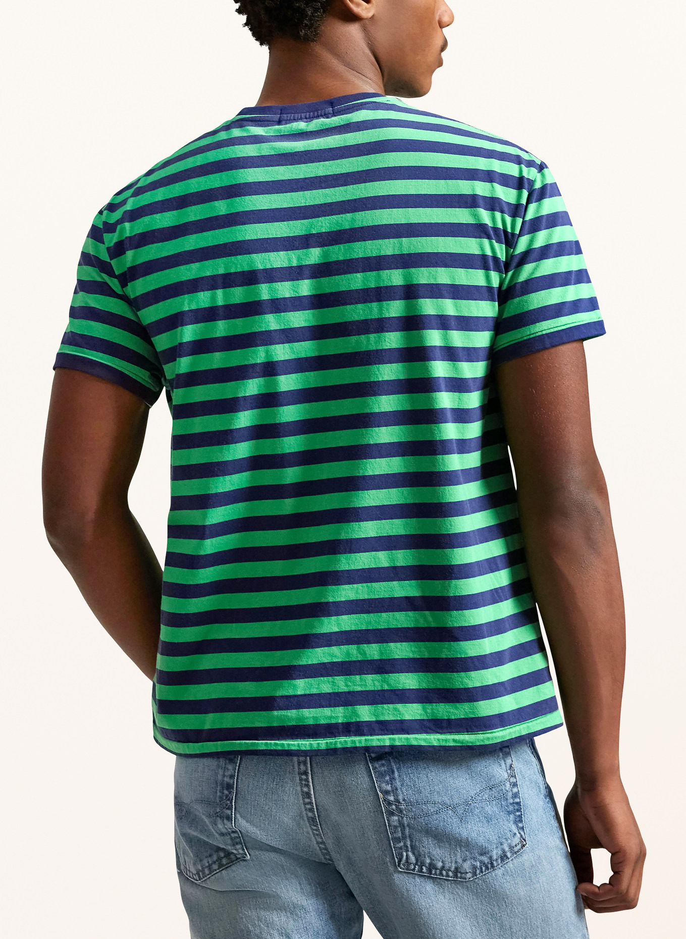 POLO RALPH LAUREN koszulka: JASNOZIELONY / GRANATOWY