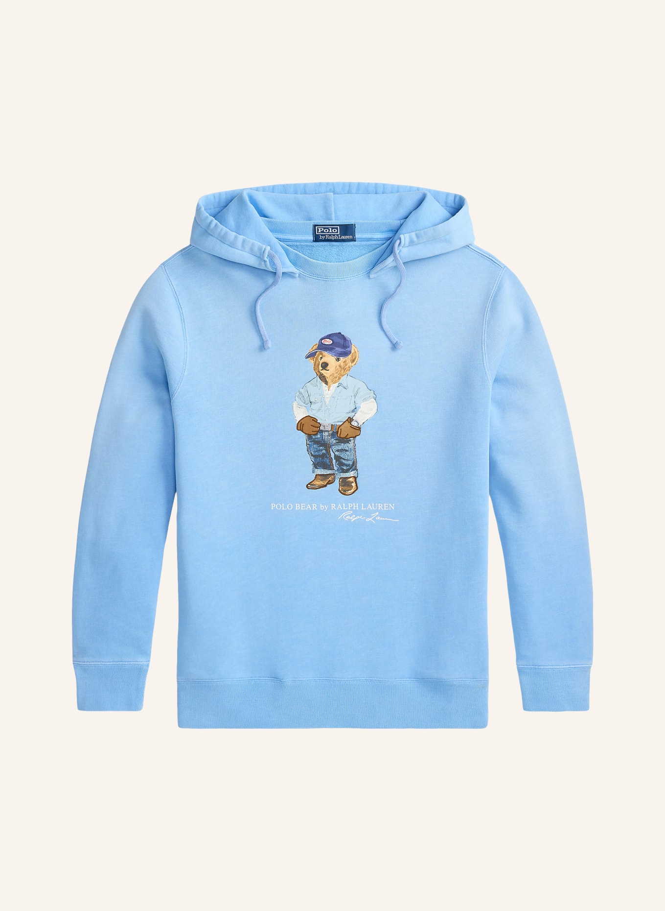 POLO RALPH LAUREN Hoodie: LICHTBLAUW / BRUIN / DONKERBLAUW
