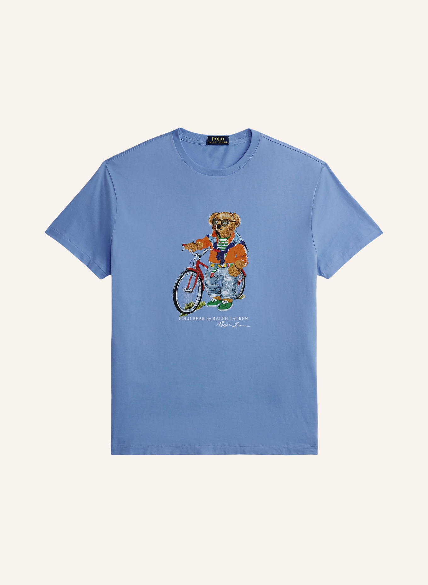 POLO RALPH LAUREN T-shirt: BLEU CLAIR