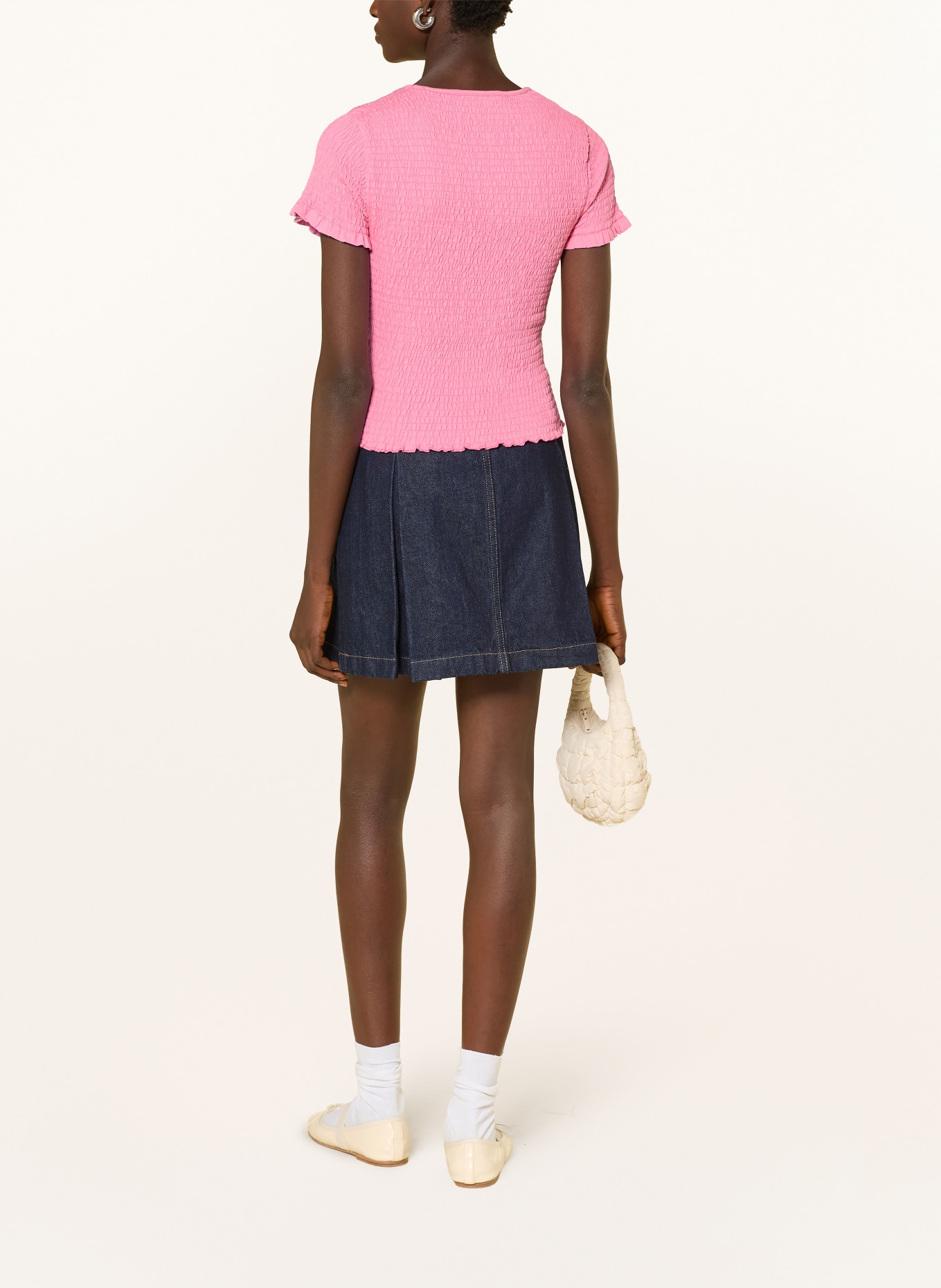 TOMMY JEANS T-shirt à volants: ROSE