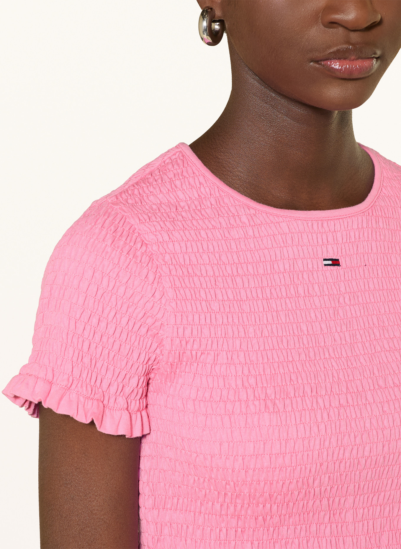 TOMMY JEANS T-shirt à volants: ROSE